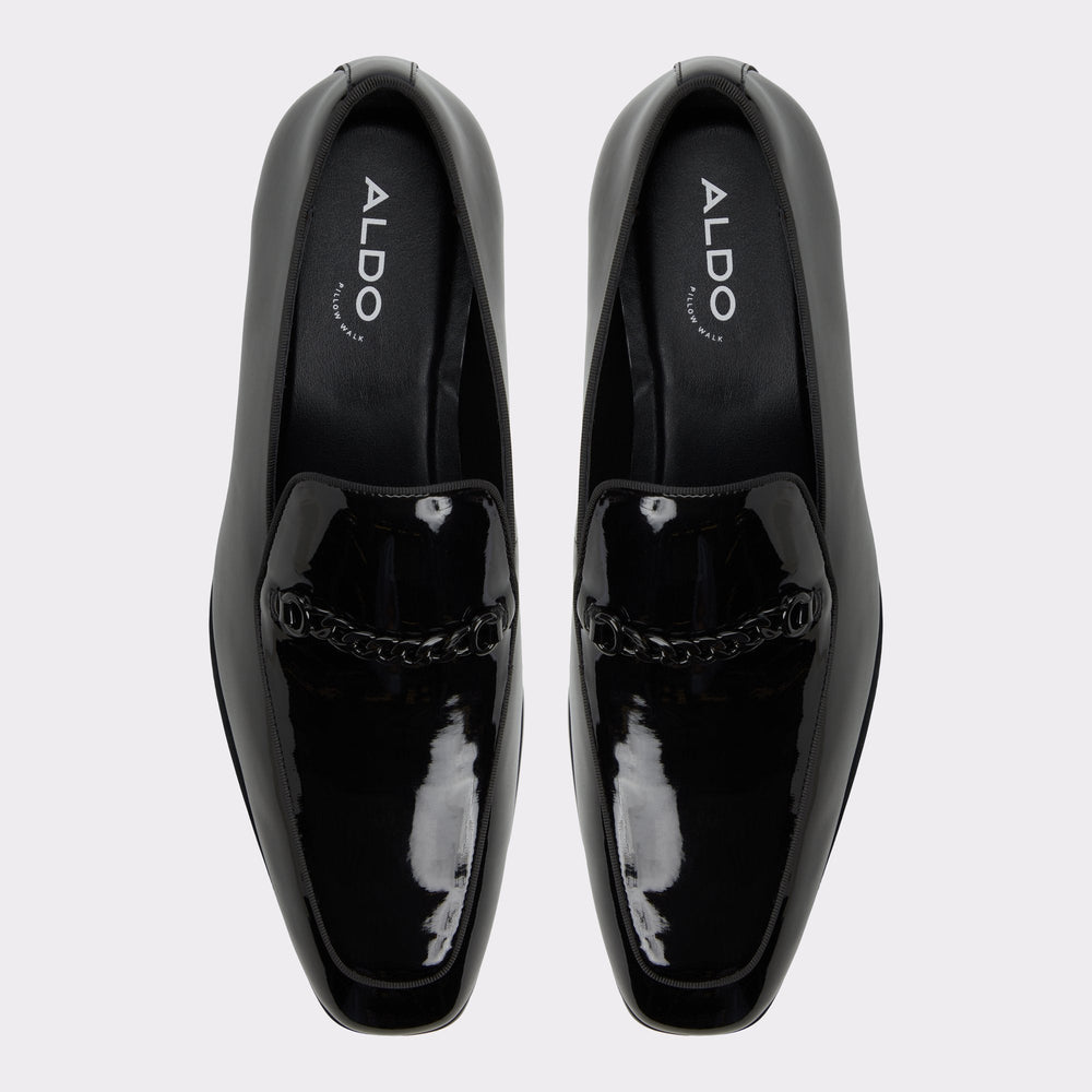 Aldo Umo Black Men's Dress Shoes - Loafer Black