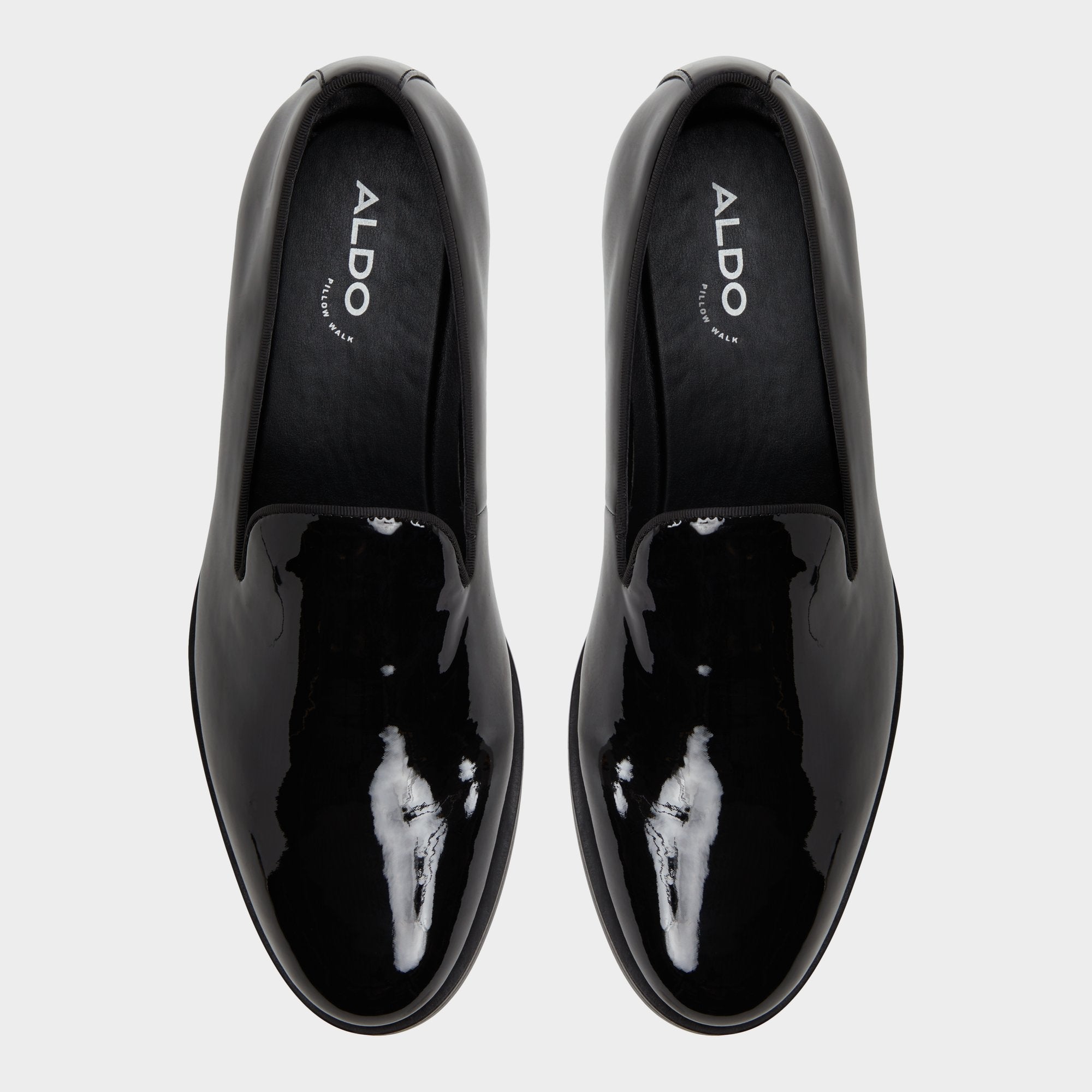 Aldo Casino Black Men's Dress Shoes - Loafer Black