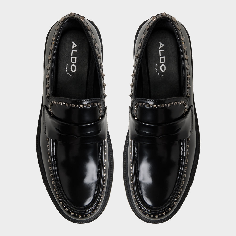 Aldo Zollo Black Men's Loafers & Slip-Ons - Loafer Black