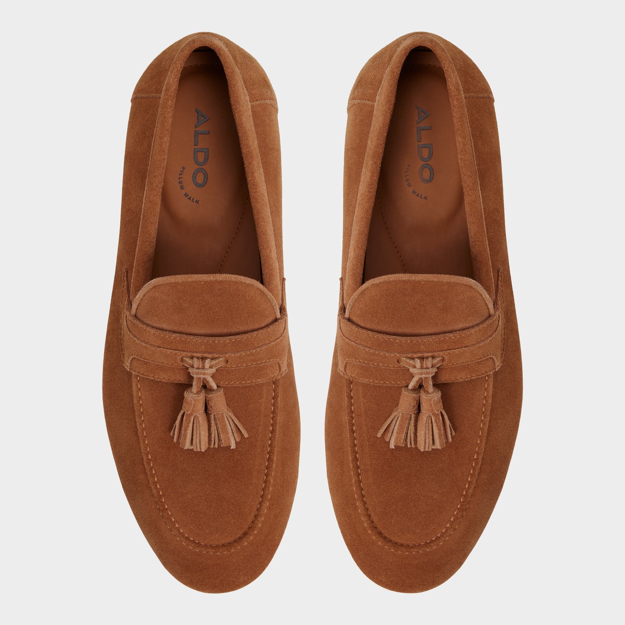 Aldo Grover Light Brown Men's Dress Shoes - Loafer Light Brown
