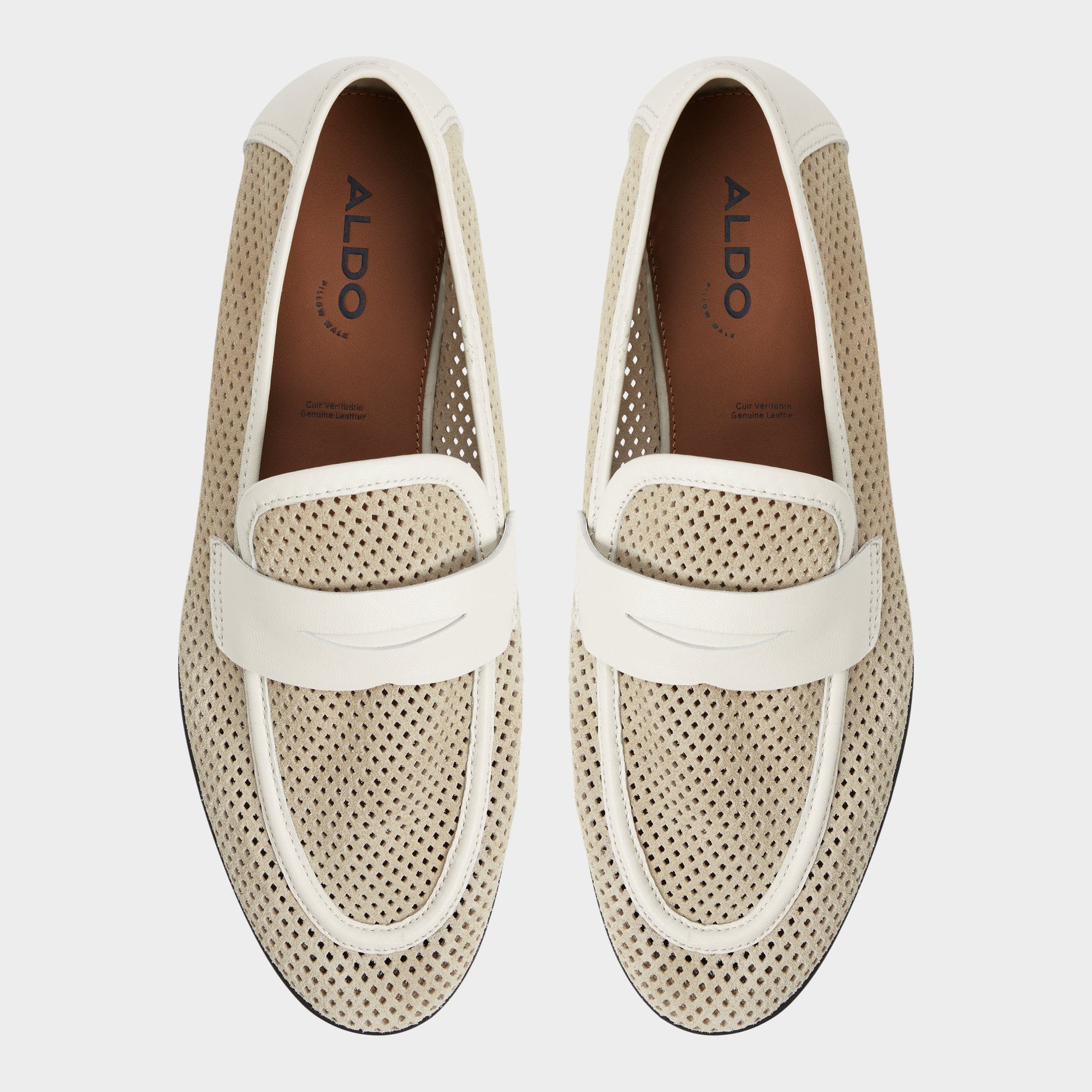 Aldo Arnold Beige Men's Dress Shoes - Loafer Beige