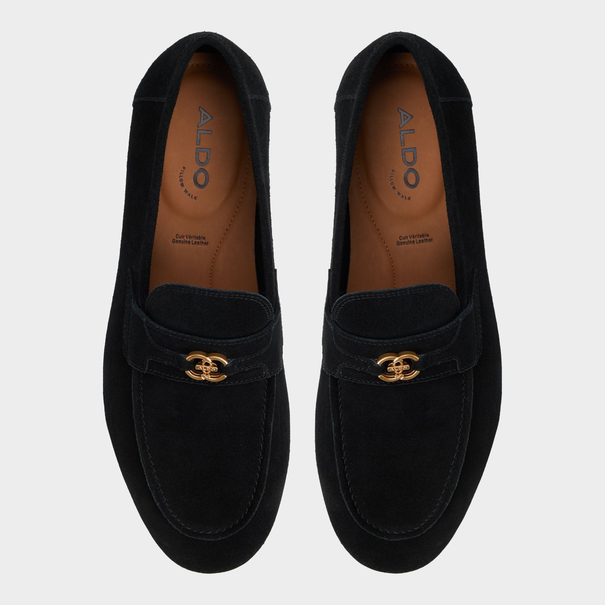 Aldo Fiero Black Men's Dress Shoes - Loafer Black