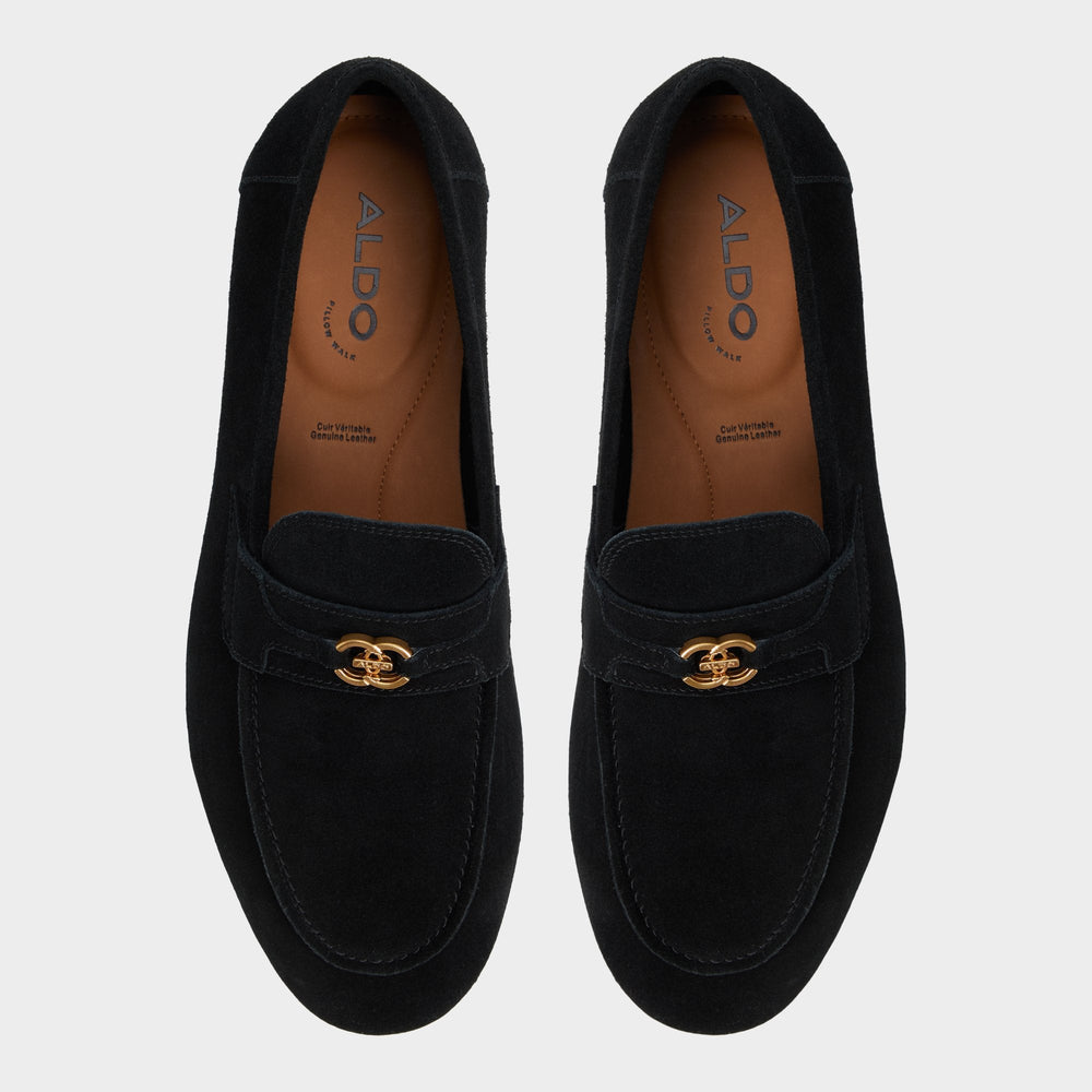 Aldo Fiero Black Men's Dress Shoes - Loafer Black