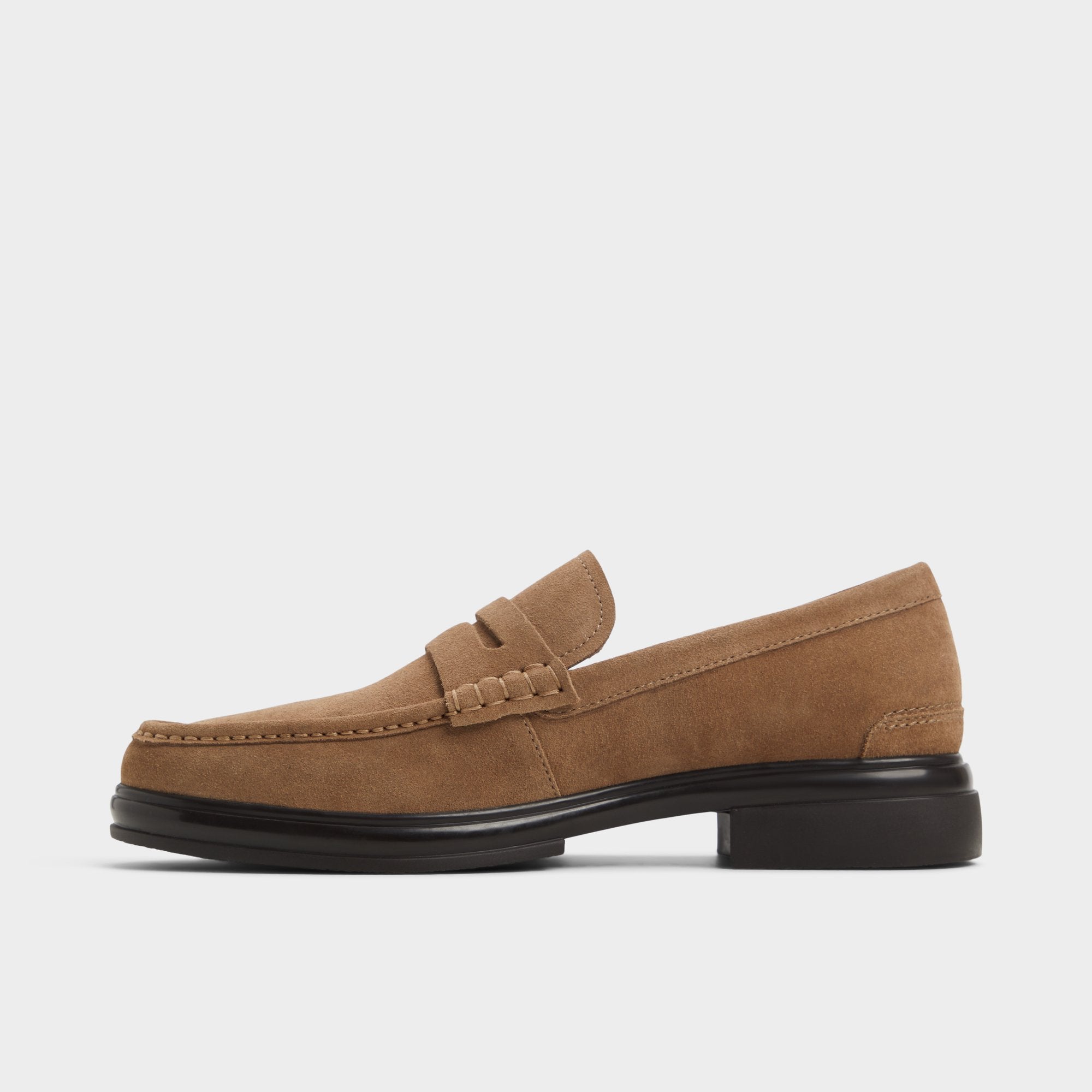 Aldo Tucker Other Brown Leather Suede Men's Dress Shoes - Loafer Other brown
