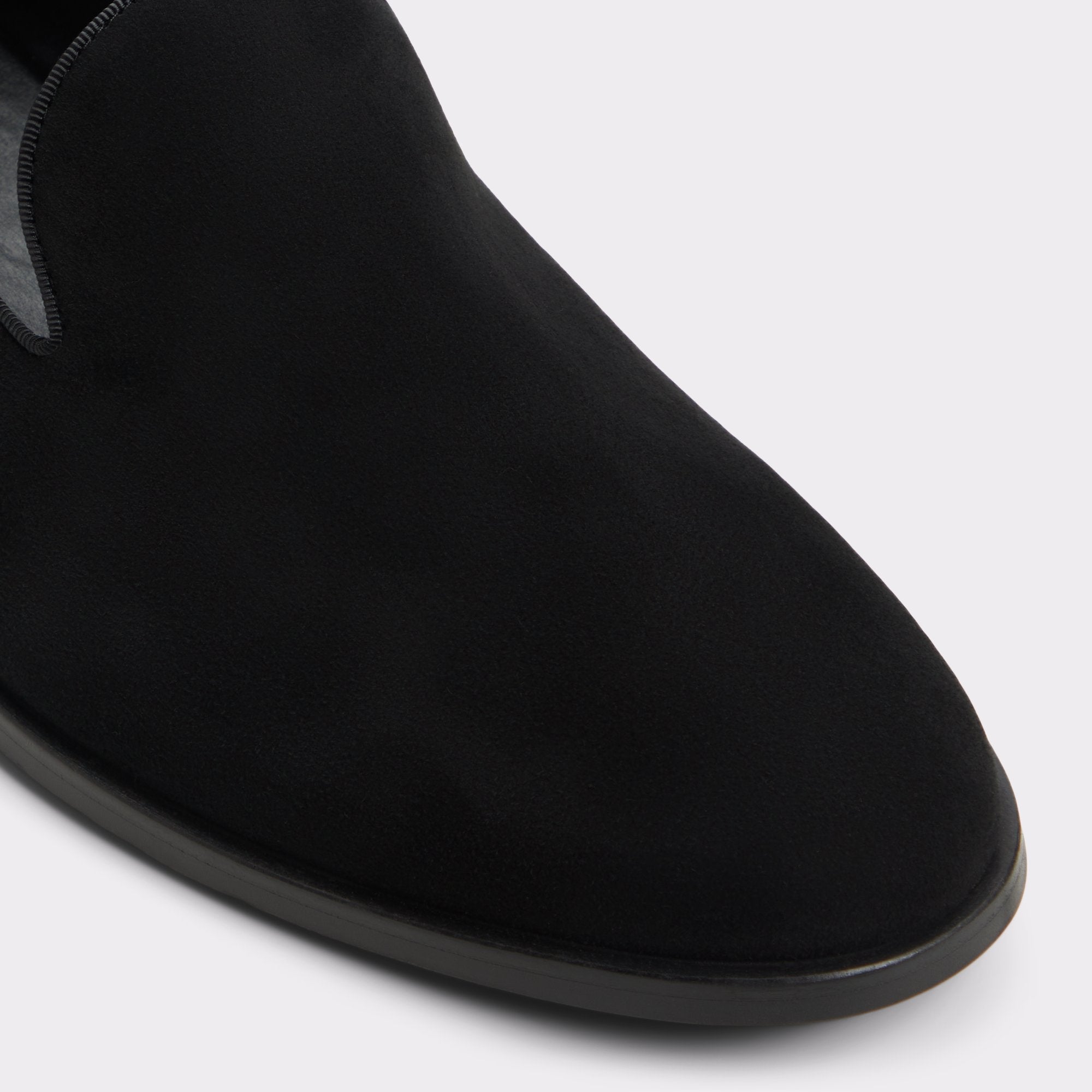 Aldo Casino Other Black Leather Suede Men's Dress Shoes - Loafer Other Black