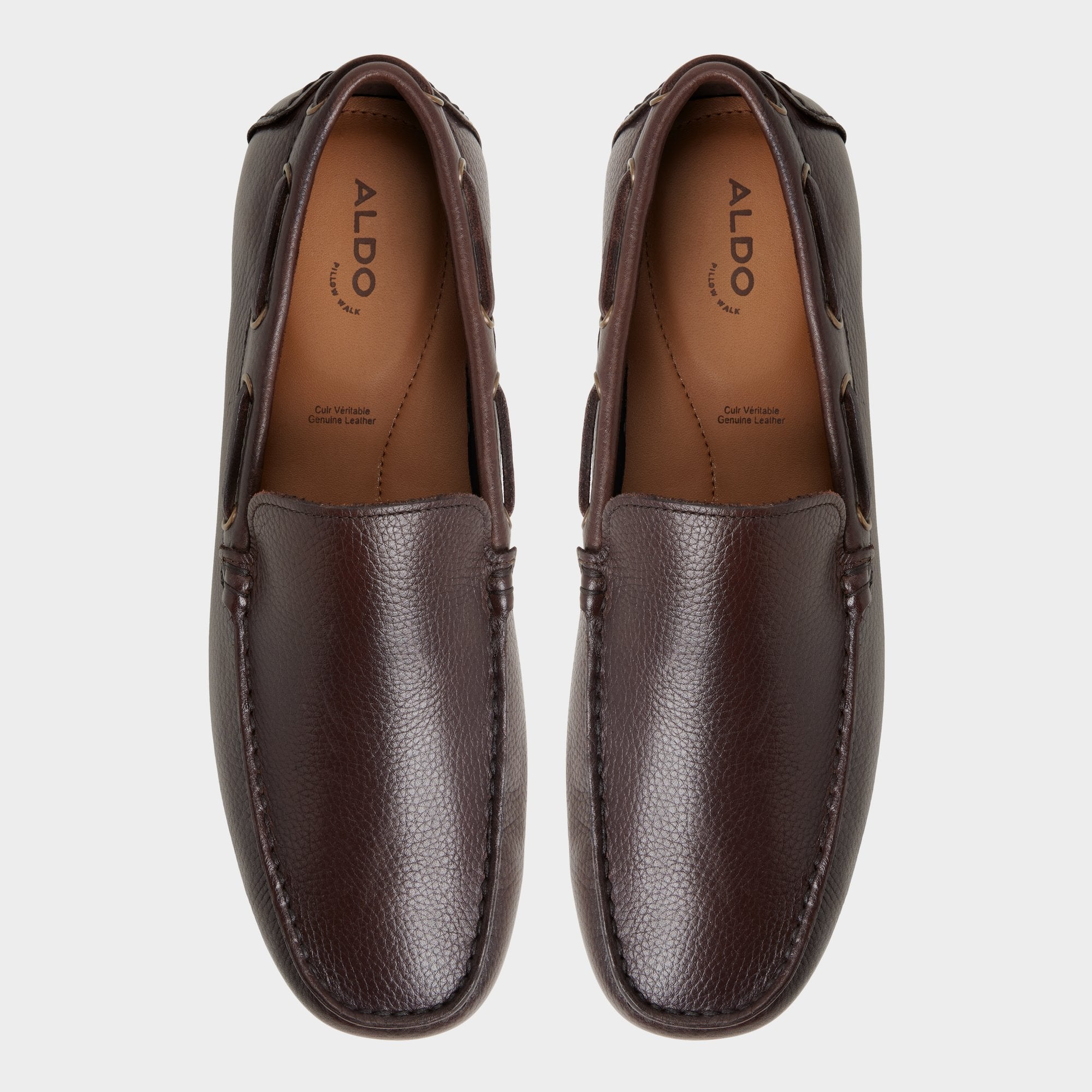 Aldo Horton in In Dark Brown - Driving shoe Dark brown