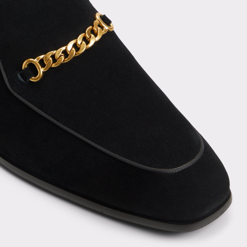 Aldo Umo Open Black Men's Dress Shoes - Loafer Open Black