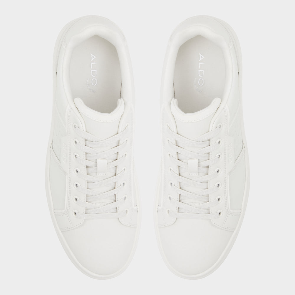 Aldo Courtline White/Bone Men's Low top - Low top sneaker, Cup sole White/Bone