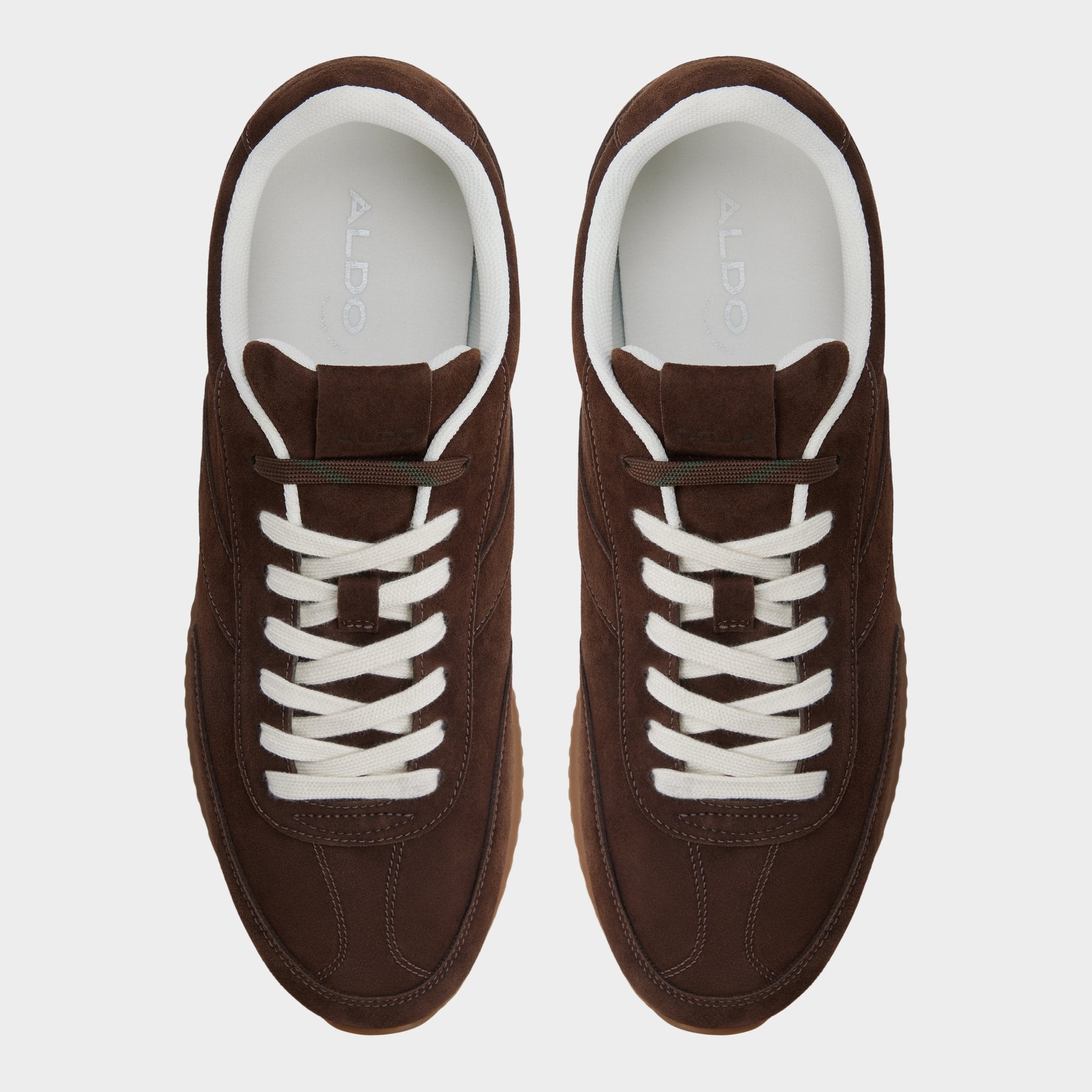 Aldo Nathaniell in Dark Brown - Low top sneaker, Cup sole Dark brown