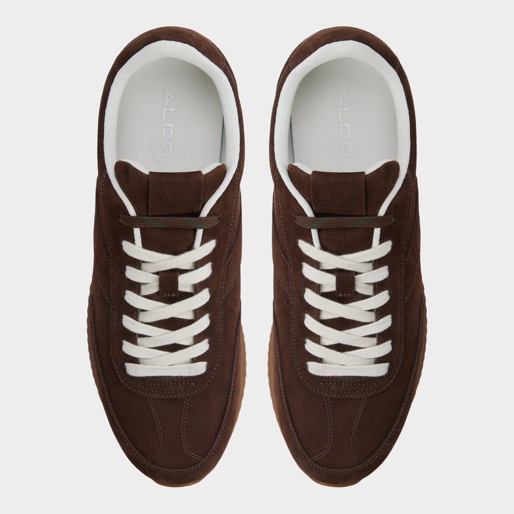 Aldo Nathaniell in Dark Brown - Low top sneaker, Cup sole Dark brown
