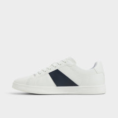 Aldo Ozzy White/Navy Men's Low top - Low top sneaker, Cup sole White/Navy