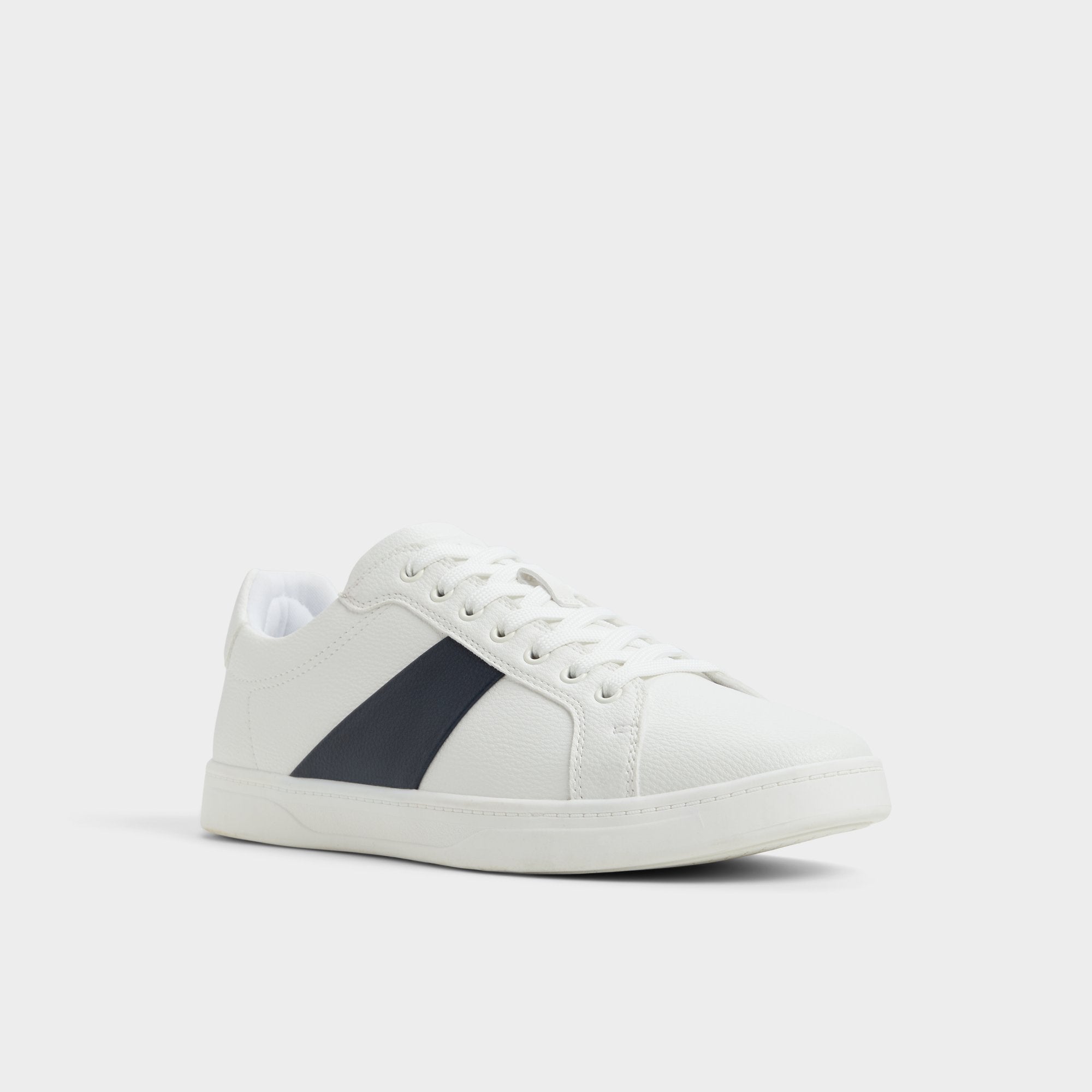 Aldo Ozzy White/Navy Men's Low top - Low top sneaker, Cup sole White/Navy