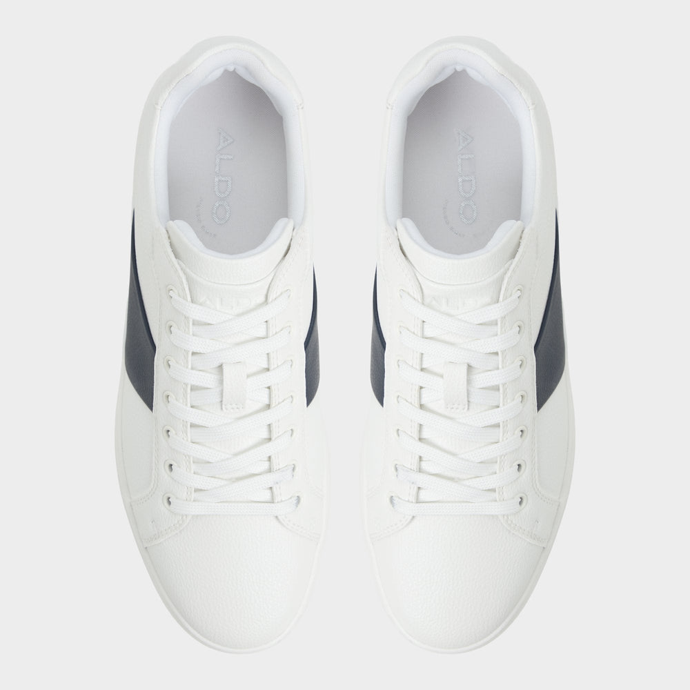 Aldo Ozzy White/Navy Men's Low top - Low top sneaker, Cup sole White/Navy