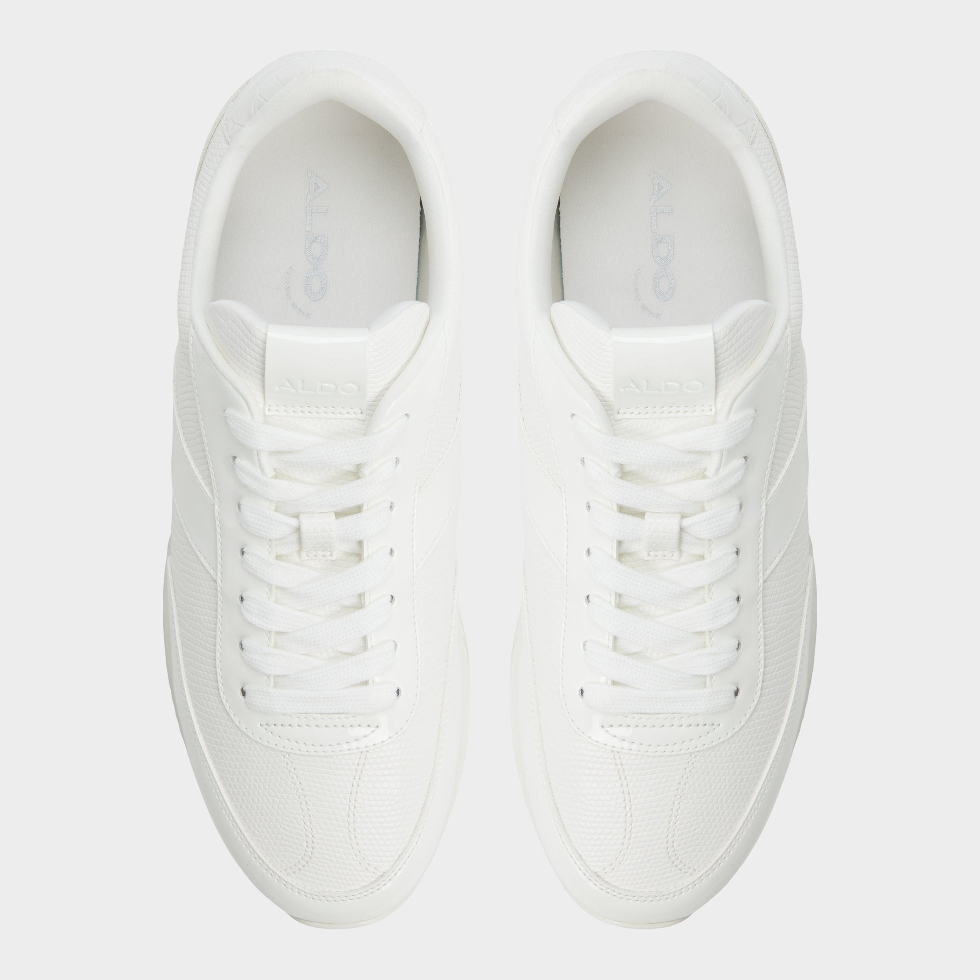 Aldo Nathaniell in White Combo - Low top sneaker, Cup sole White combo