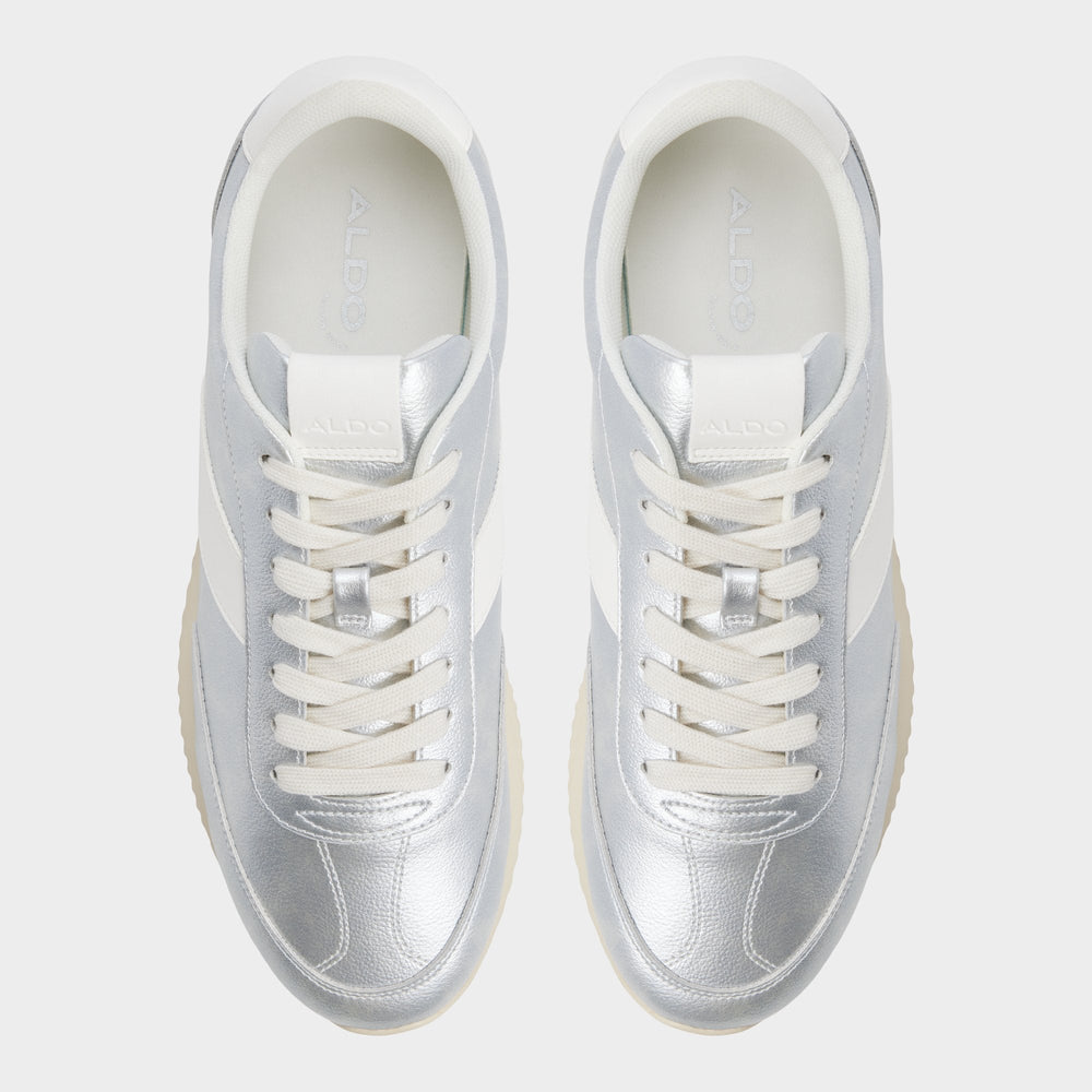 Aldo Nathaniell in Silver - Low top sneaker, Cup sole Silver