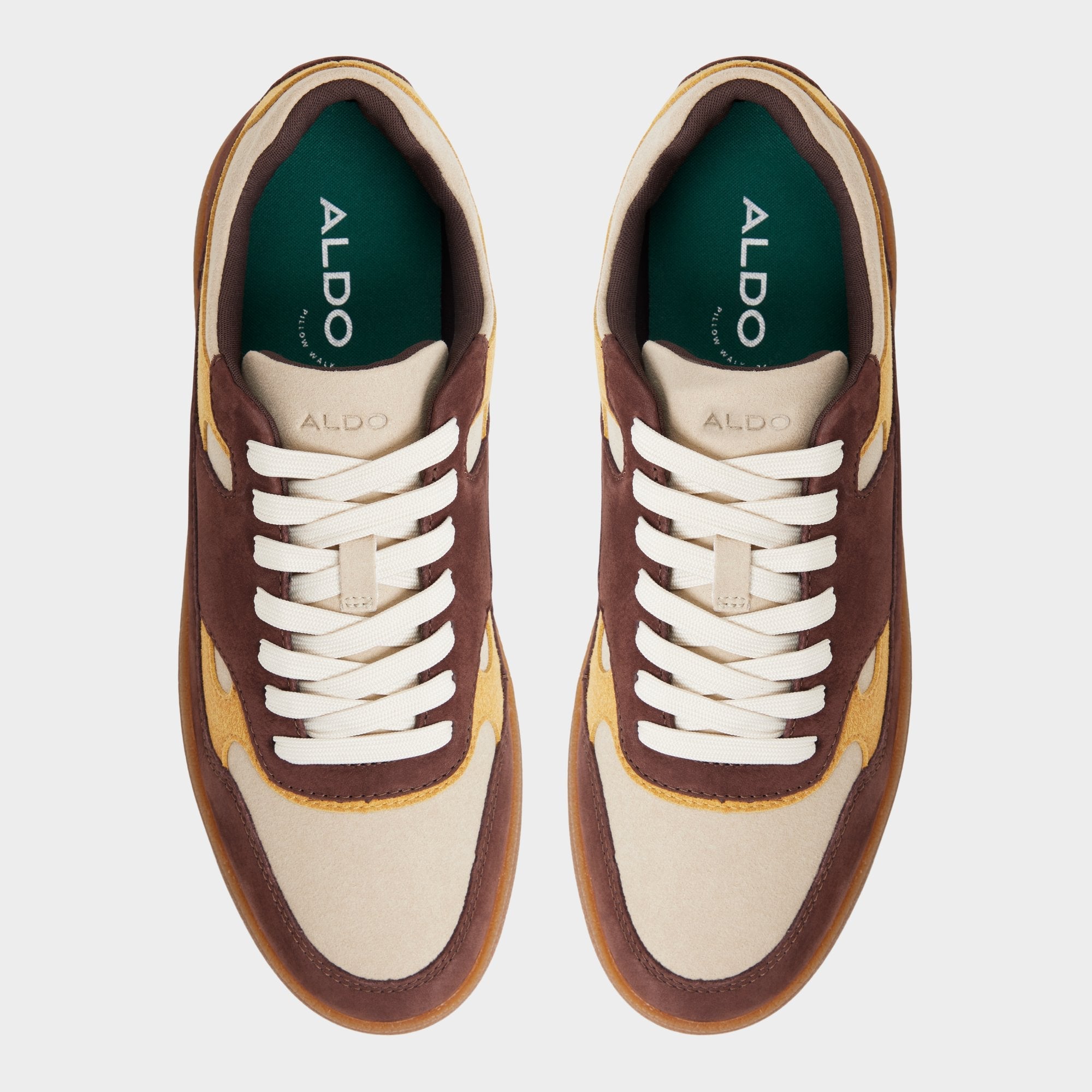 Aldo Curtis in Brown Multi - Low top sneaker, Cup sole Brown multi