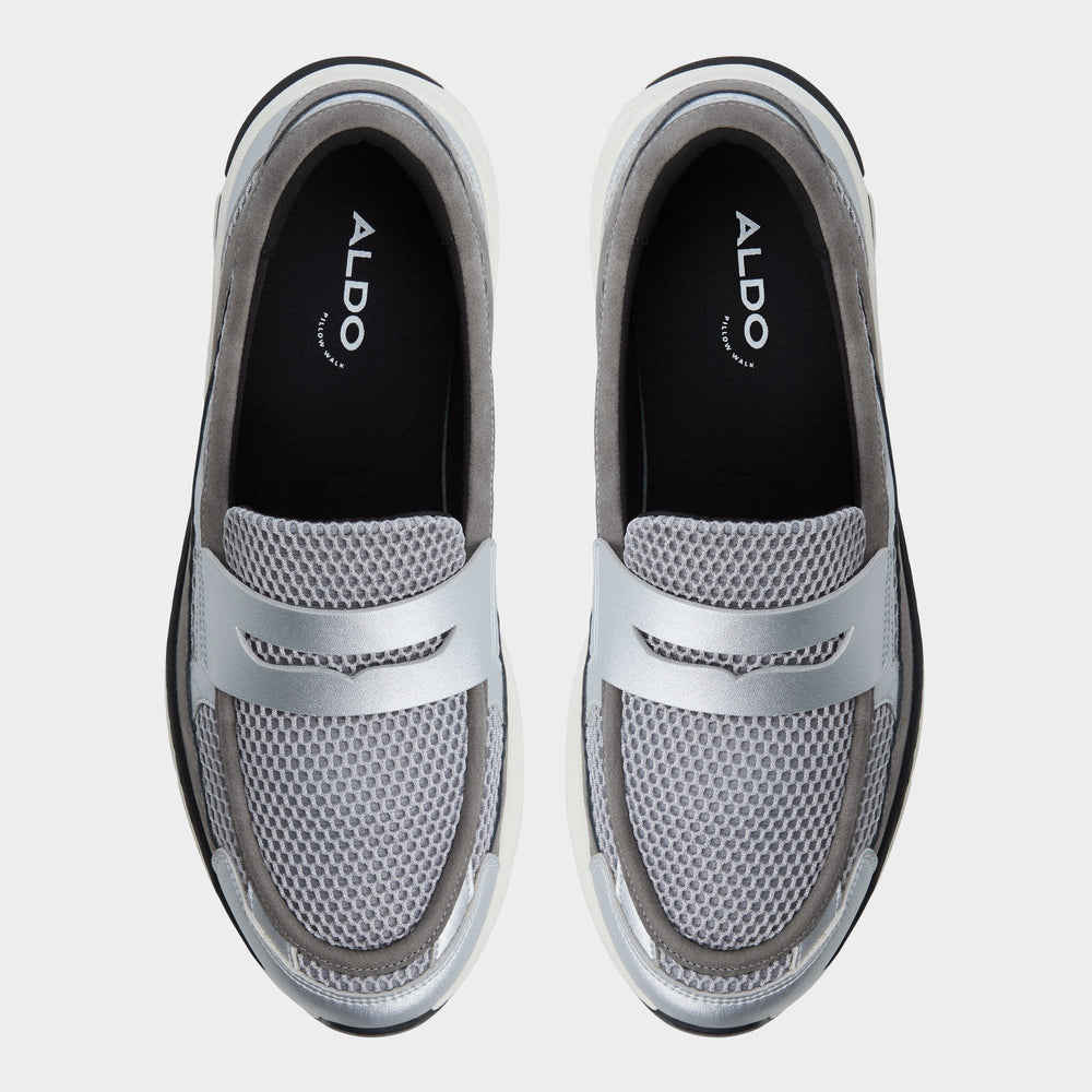 Aldo Loafersnkr in Light Grey 14161944 - Slip-on sneaker, Jogger sole Light grey