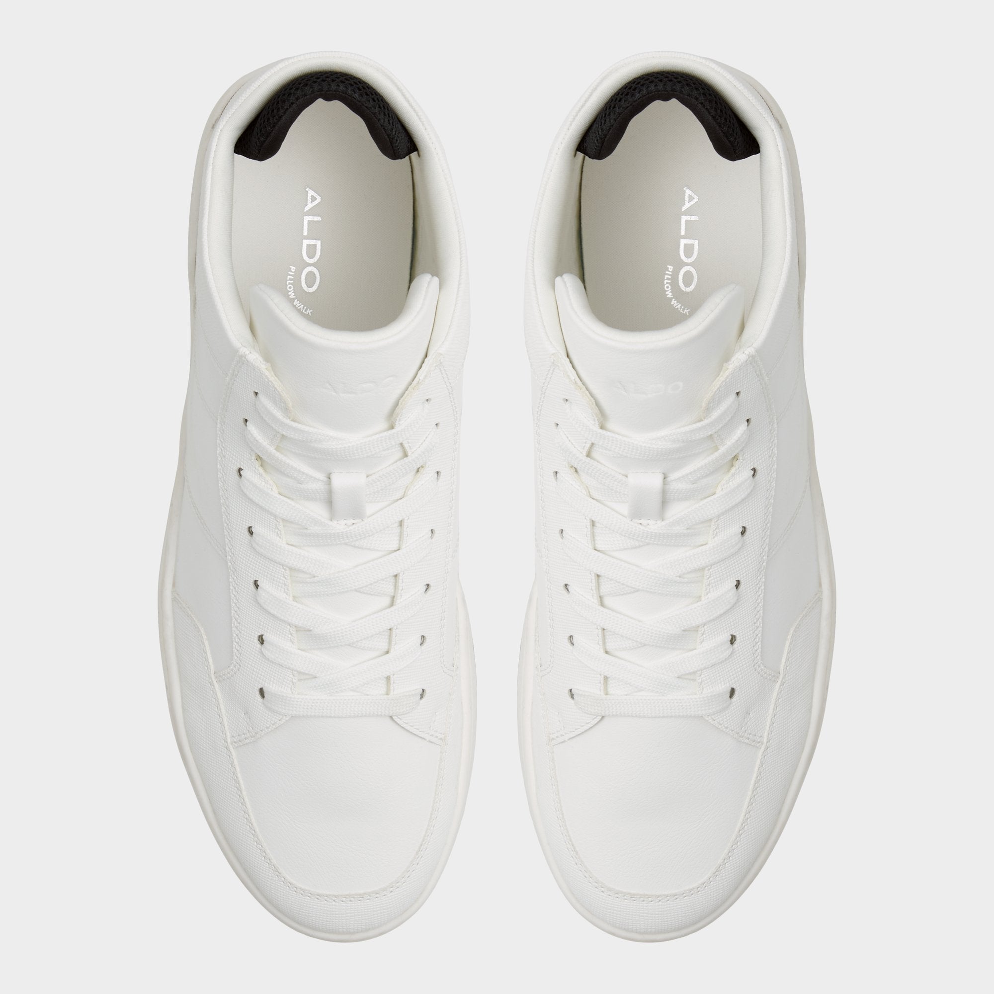 Aldo Victor White Men's High top - High top sneaker, Cup sole White