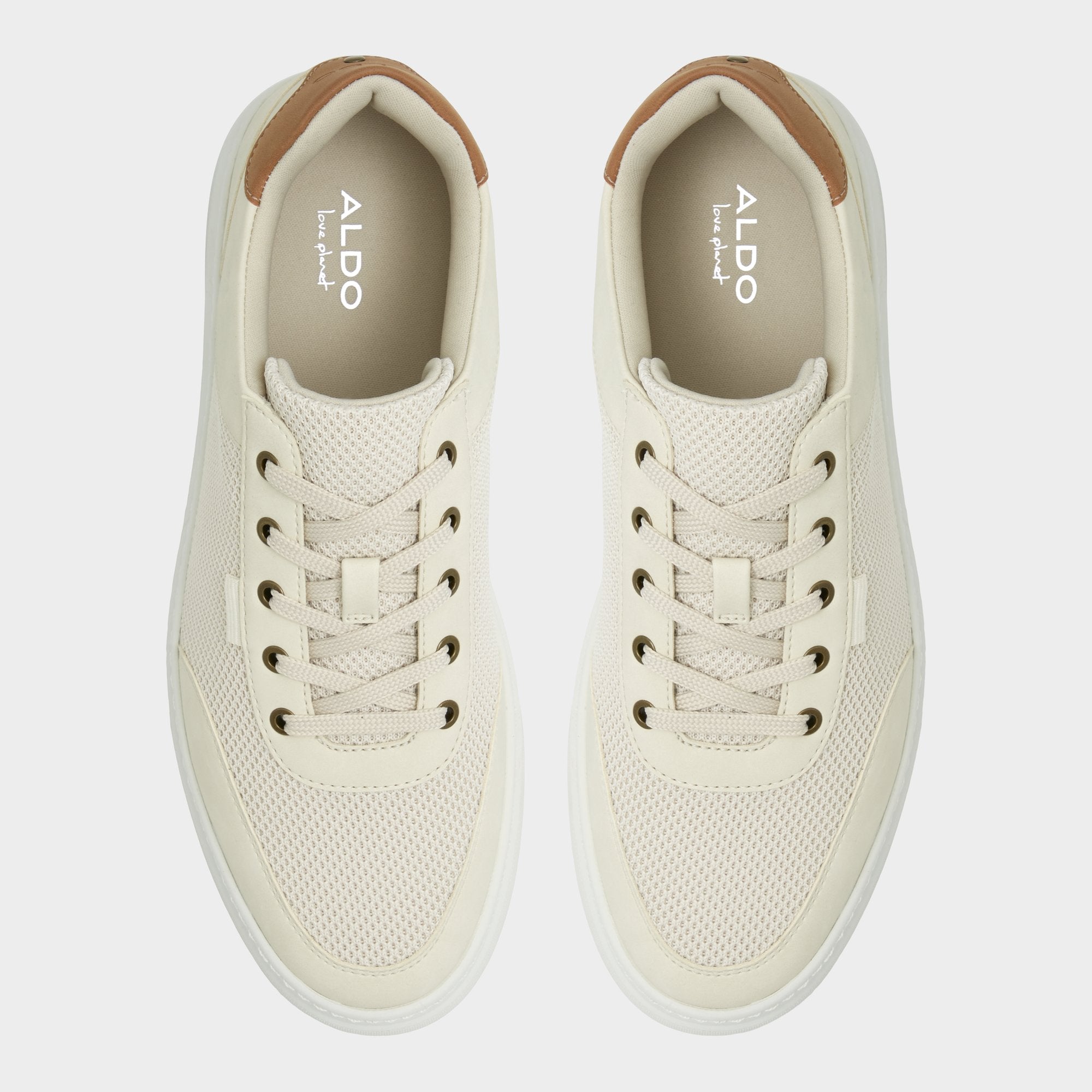 Aldo Mcenroe Bone Men's Low top - Low top sneaker, Cup sole Bone
