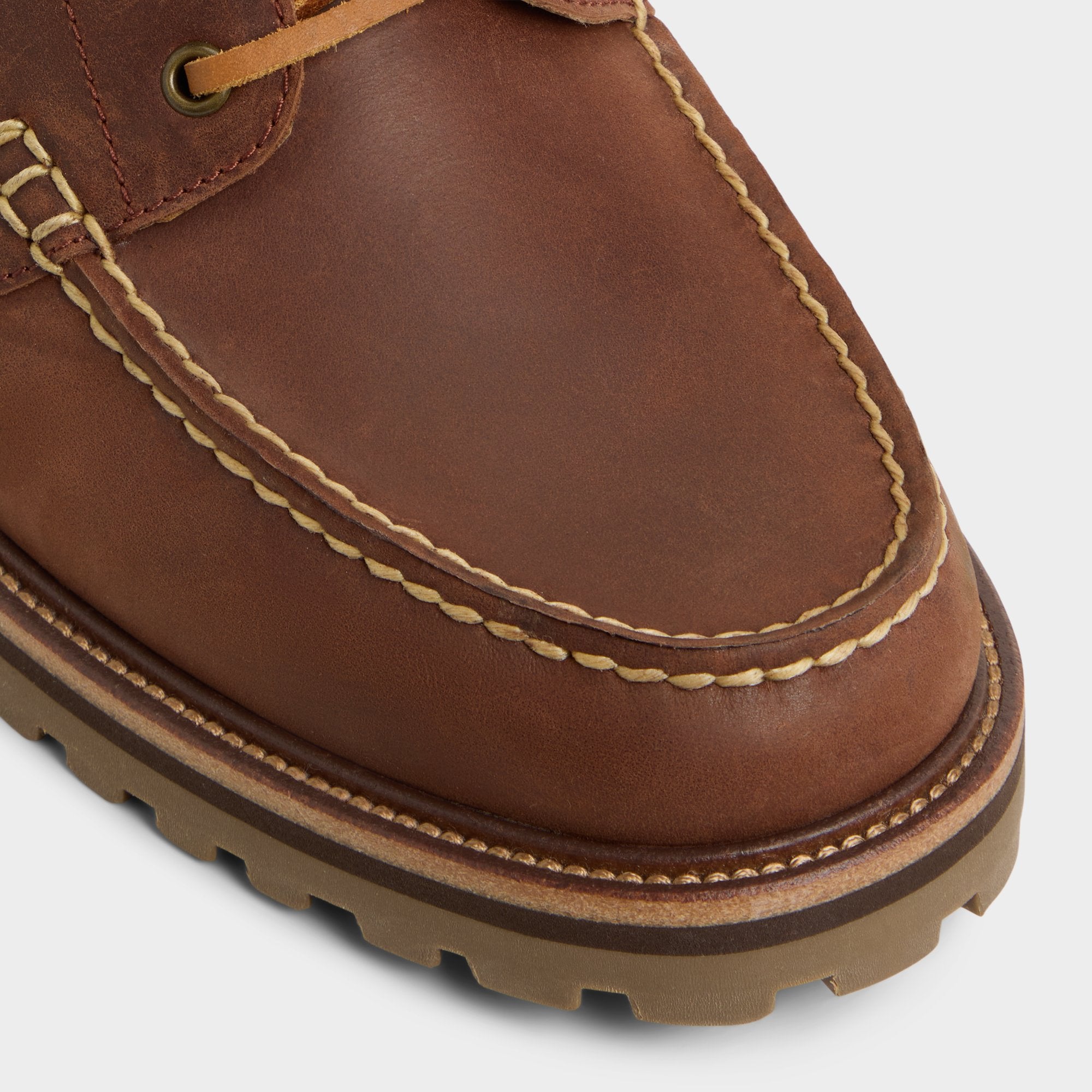 Aldo Cedric in Brown Overflow - Boat shoe Brown overflow