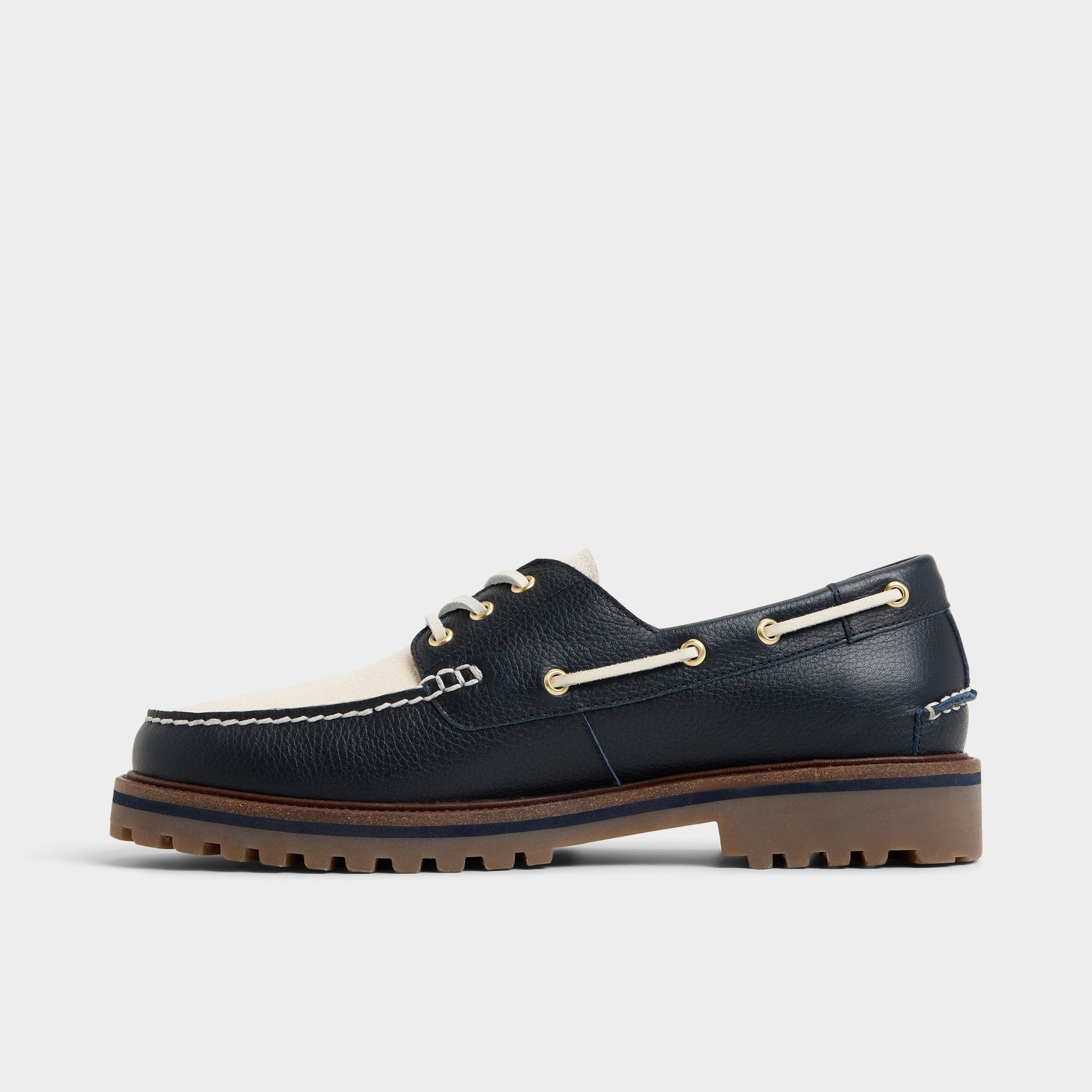 Aldo Cedric in Navy - Boat shoe Navy