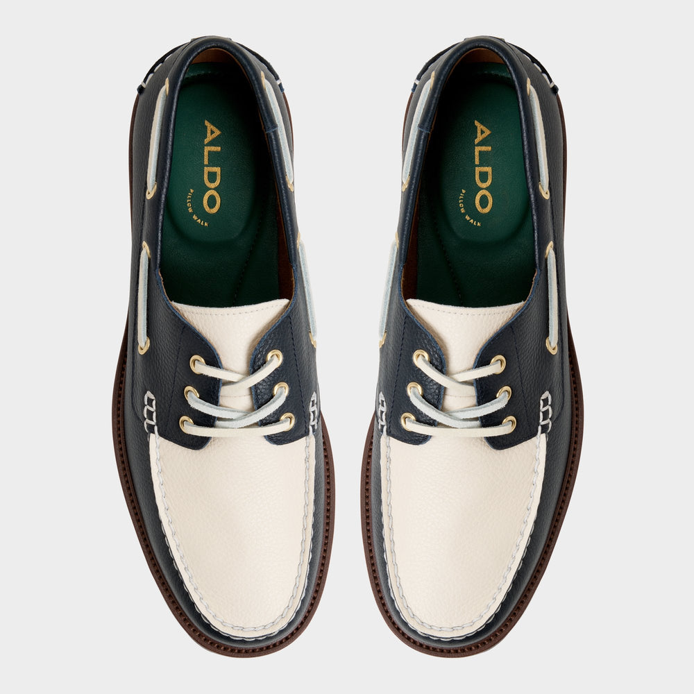 Aldo Cedric in Navy - Boat shoe Navy