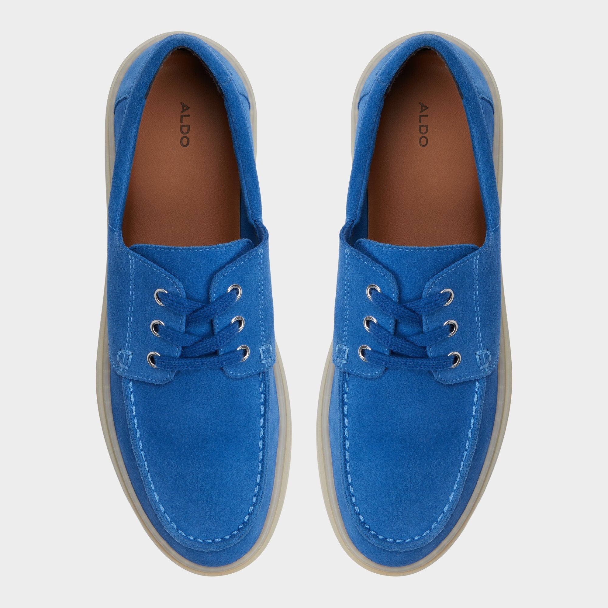 Aldo Stazo Medium Blue Men's Casual Shoes - Boat shoe Medium Blue