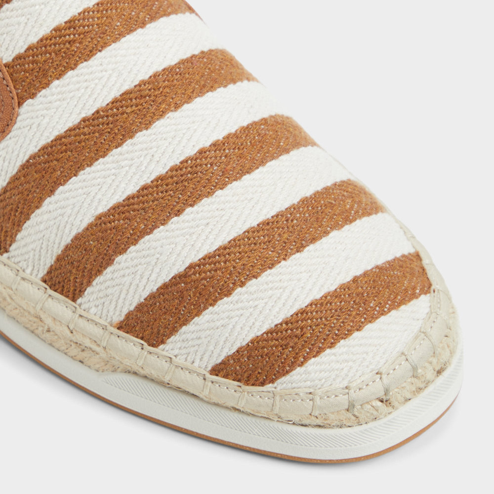 Aldo Johnney Cognac Textile Canvas Men's Espadrilles - Espadrille Cognac
