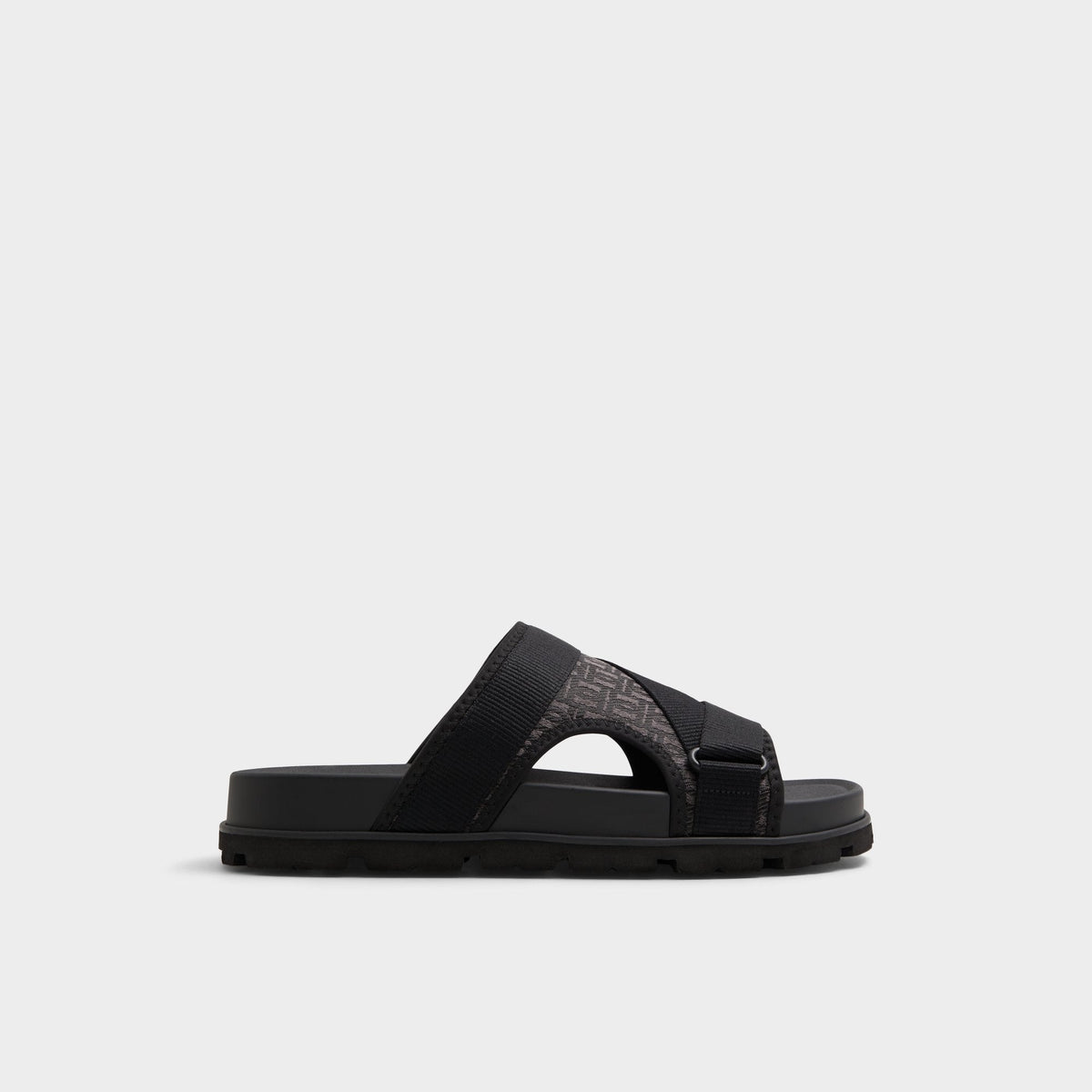 Aldo Deniels Open Black Men's Slides - Slide sandal Open black