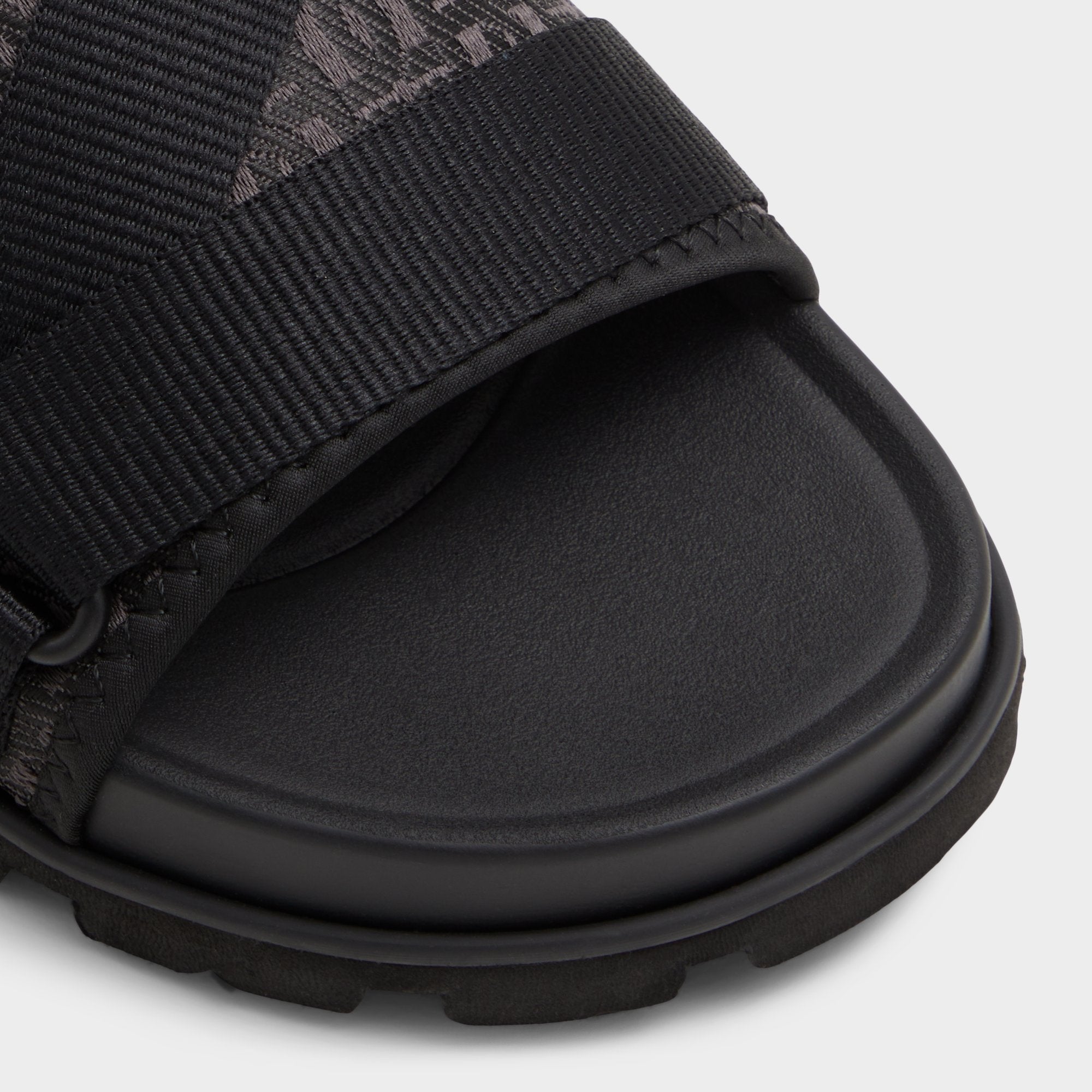 Aldo Deniels Open Black Men's Slides - Slide sandal Open black