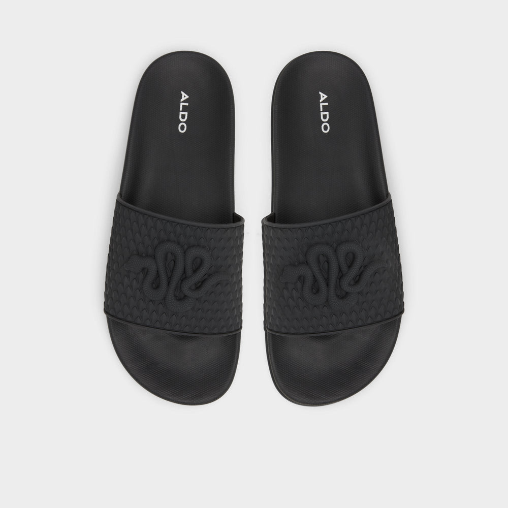 Aldo Kedau Black Men's Slides - Slide sandal Black