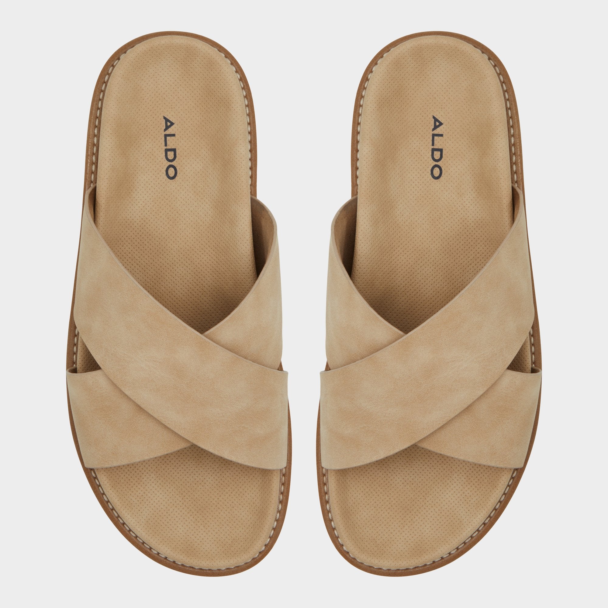 Aldo Marrin Beige Men's Slides - Slide sandal Beige