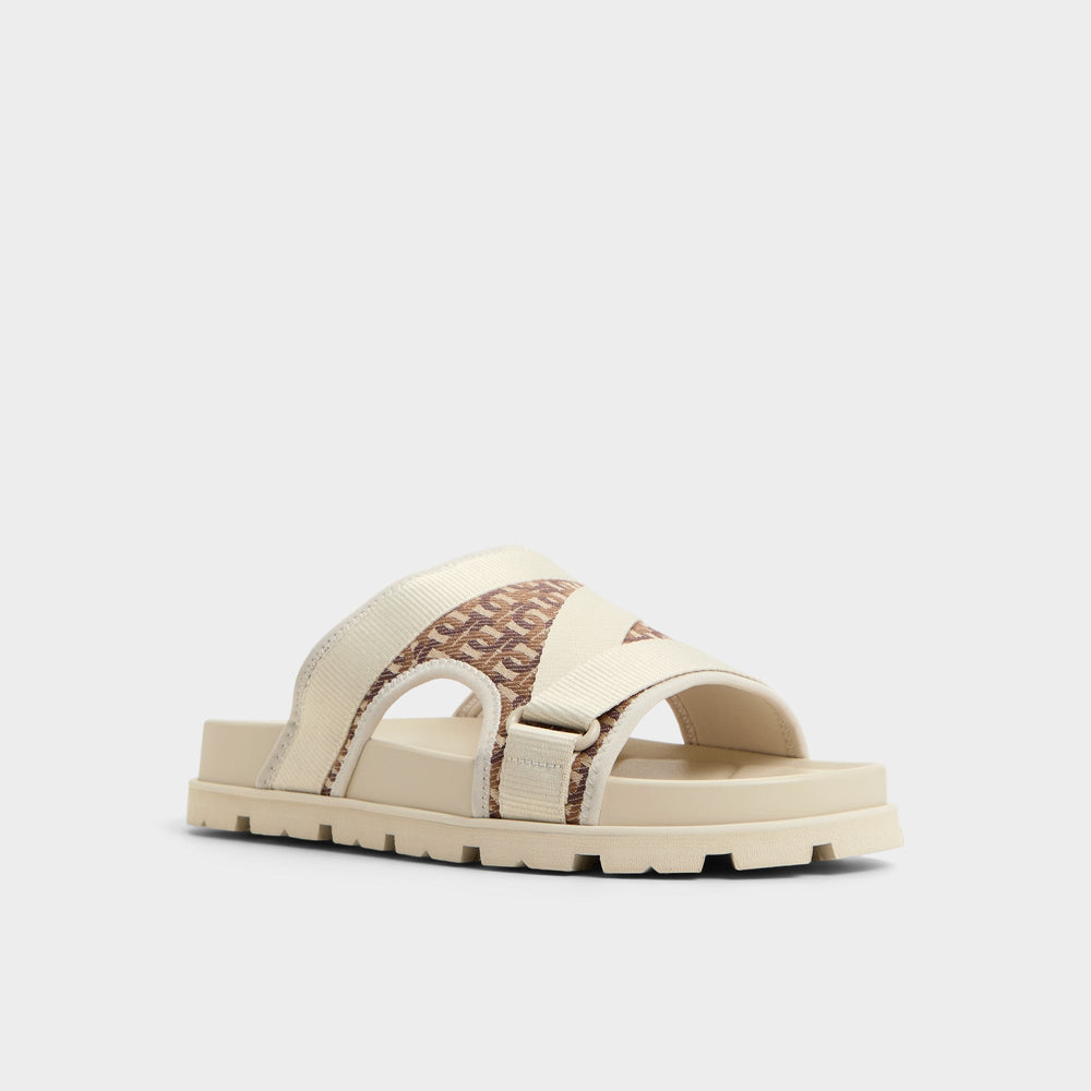 Aldo Deniels Medium Beige Men's Slides - Slide sandal Medium beige