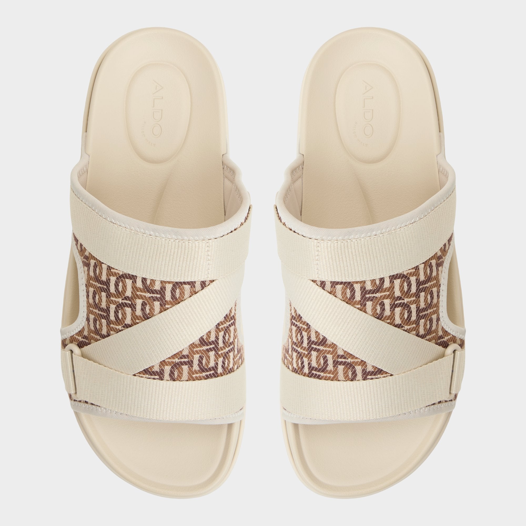 Aldo Deniels Medium Beige Men's Slides - Slide sandal Medium beige