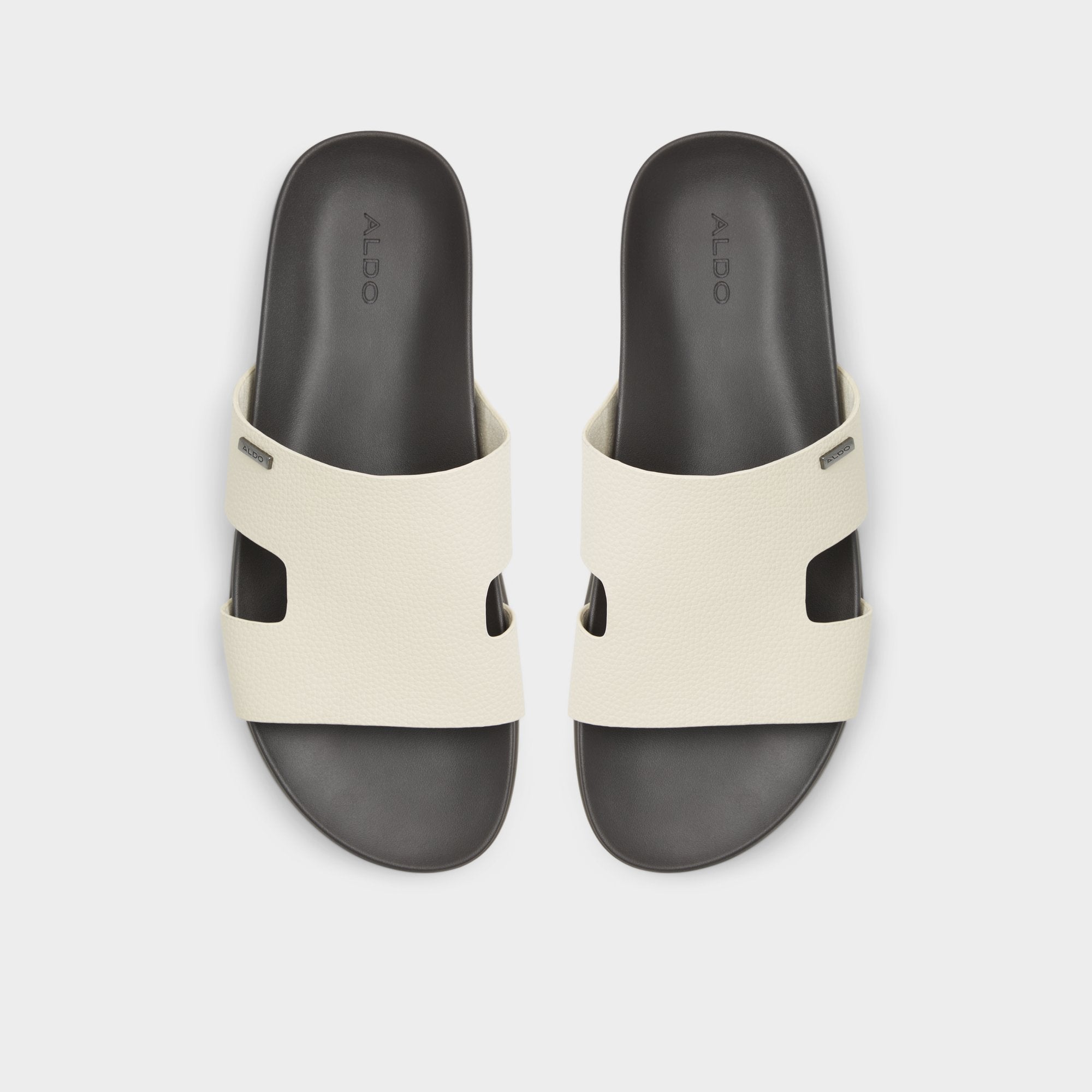 Aldo Mondi Light Grey Men's Slides - Slide sandal Light grey