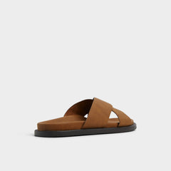 Aldo Marrin Cognac Men's Slides - Slide sandal Cognac