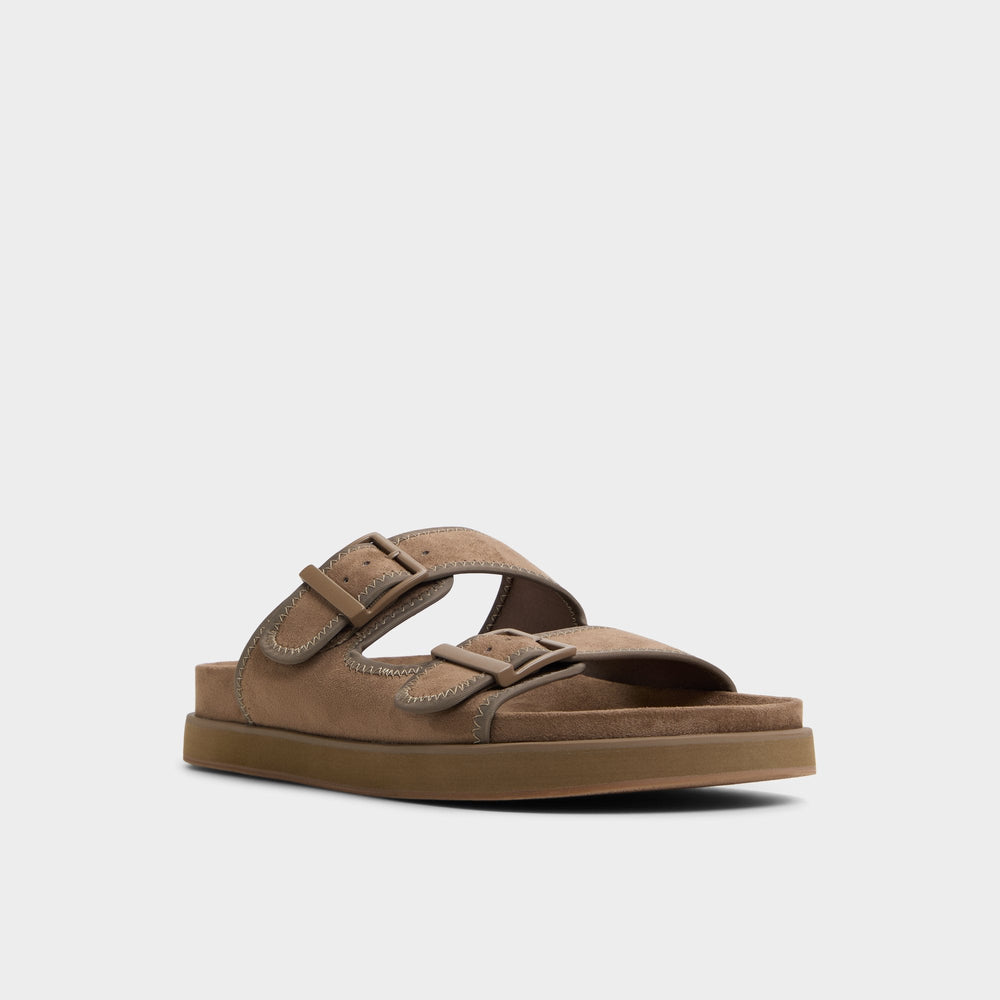 Aldo Sunnyside Light Brown Men's Slides - Slide sandal Light brown