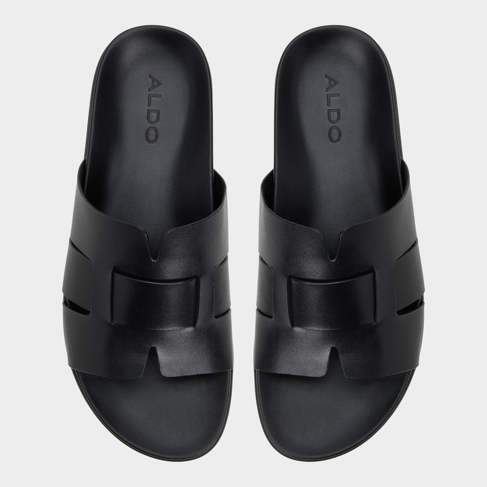 Aldo Padien Black Men's Sandals & Slides - Slide sandal Black