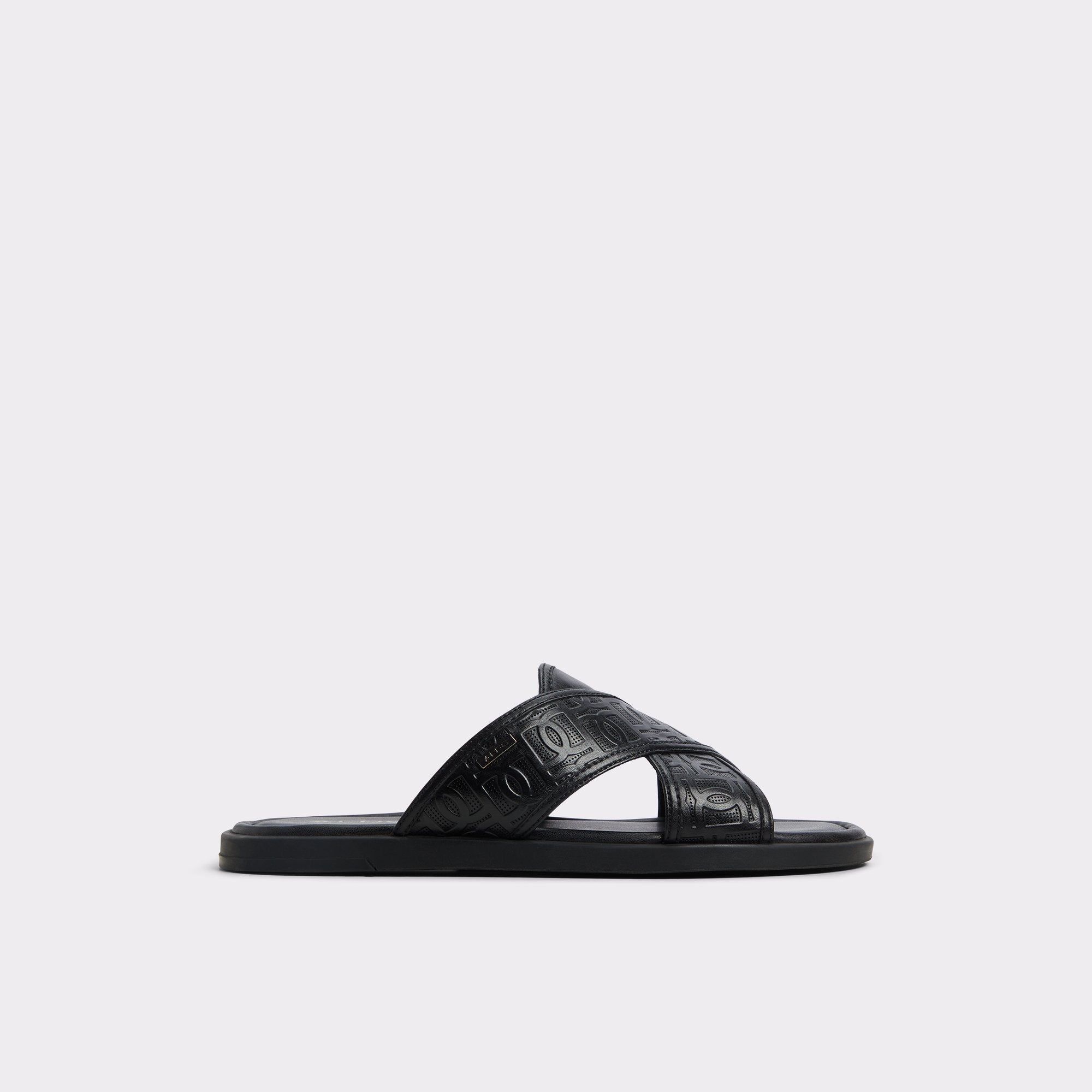 Aldo Olino Open Black Men's Slides - Slide sandal Open black