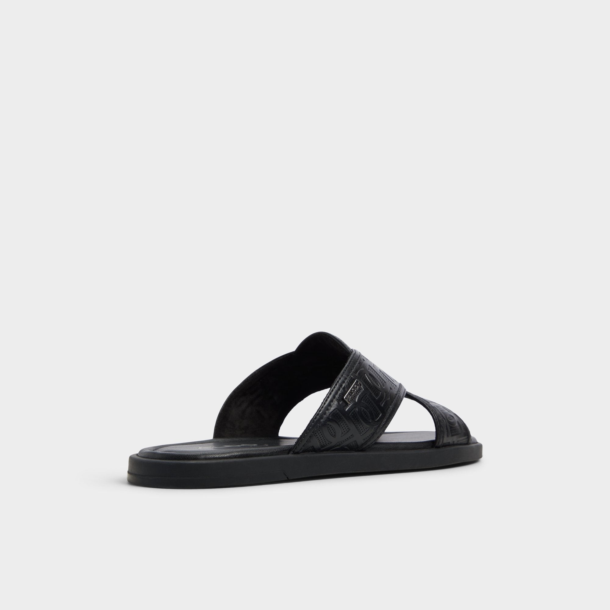 Aldo Olino Open Black Men's Slides - Slide sandal Open black