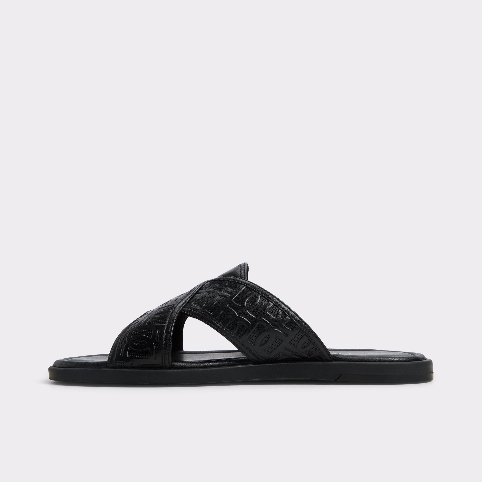 Aldo Olino Open Black Men's Slides - Slide sandal Open black