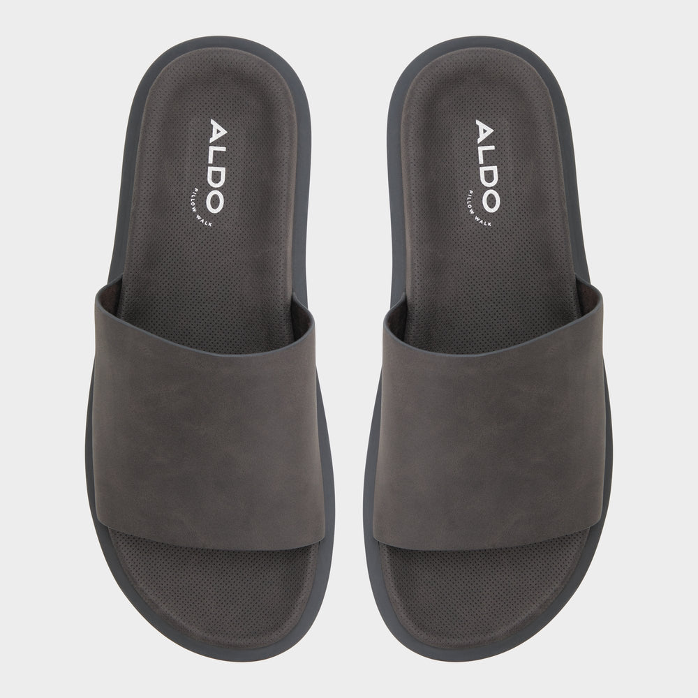 Aldo Galesa Brown Men's Slides - Slide sandal Brown