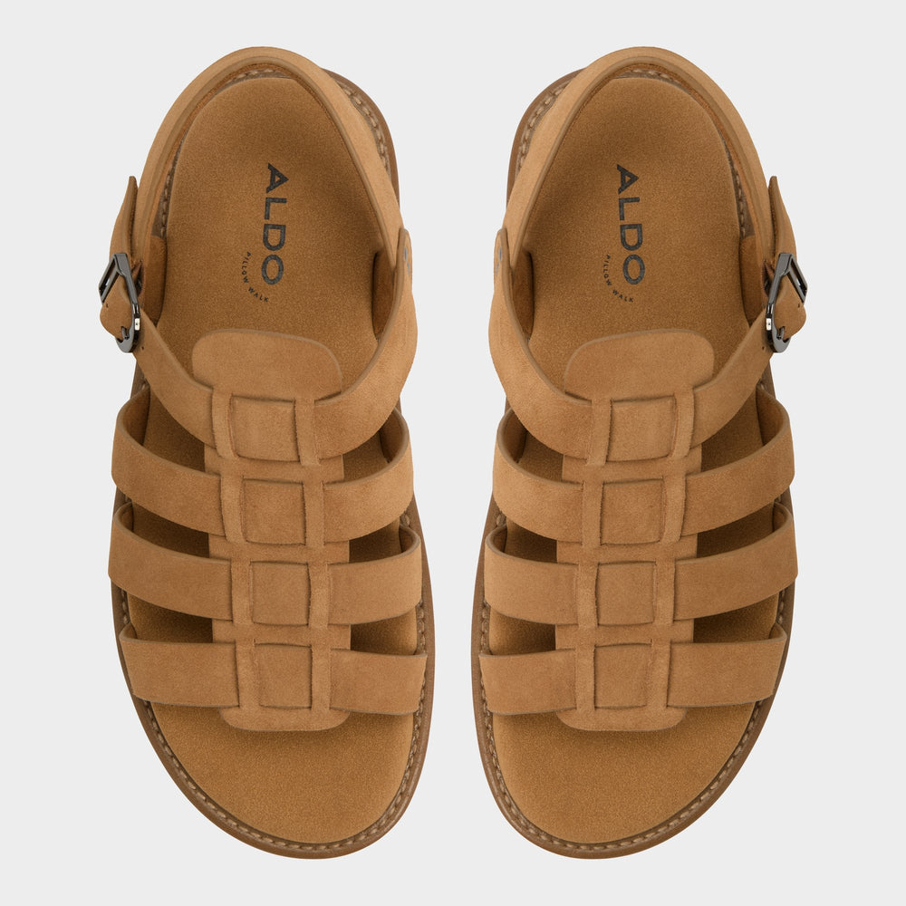 Aldo Warley Camel Men's Sandals & Slides - Strappy flat sandal Camel