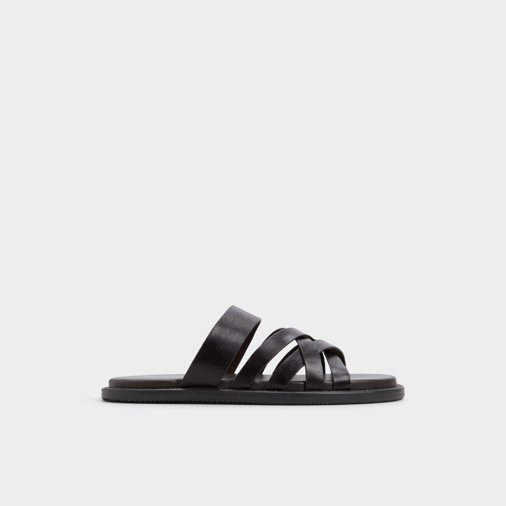 Aldo Haniff Brown Men's Sandals & Slides - Strappy flat sandal Brown