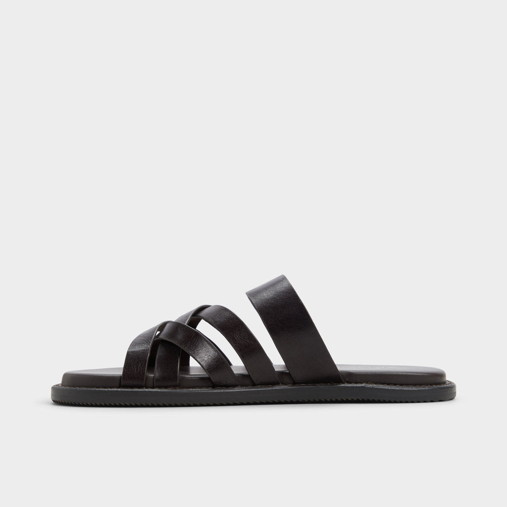 Aldo Haniff Brown Men's Sandals & Slides - Strappy flat sandal Brown