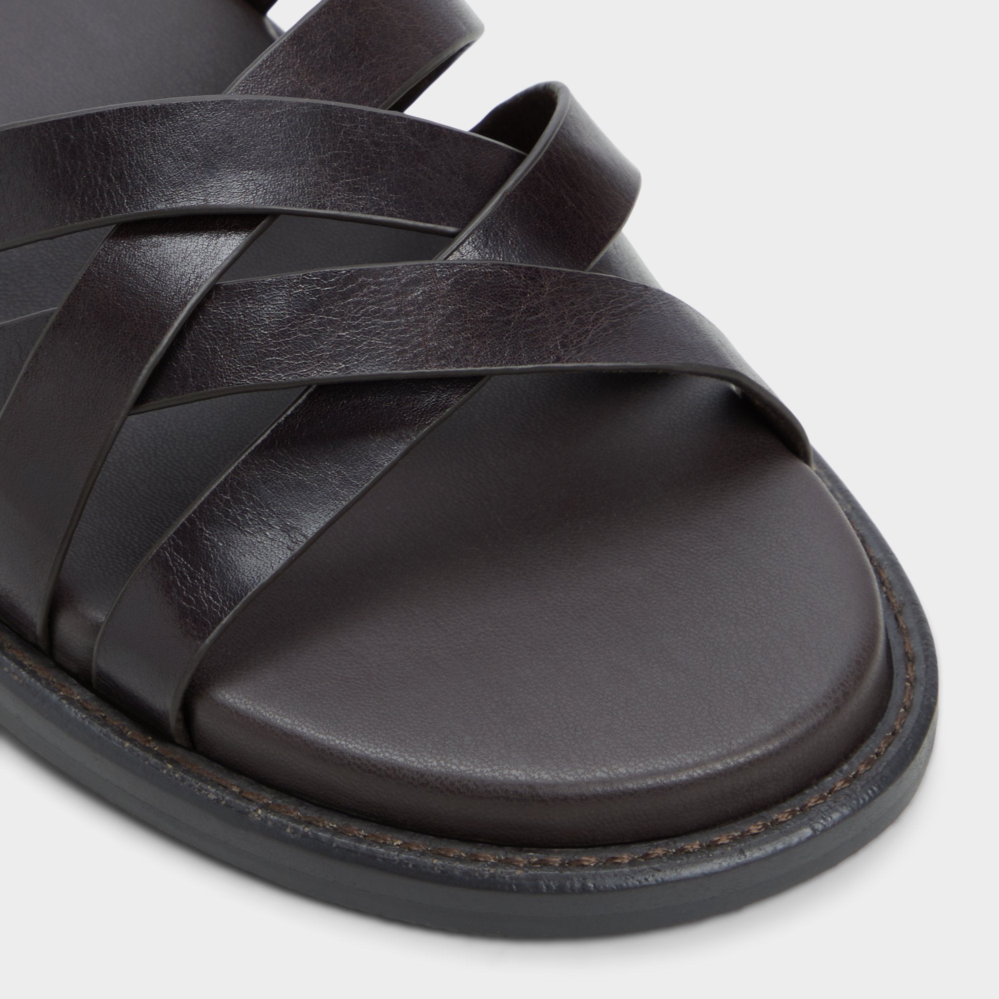 Aldo Haniff Brown Men's Sandals & Slides - Strappy flat sandal Brown