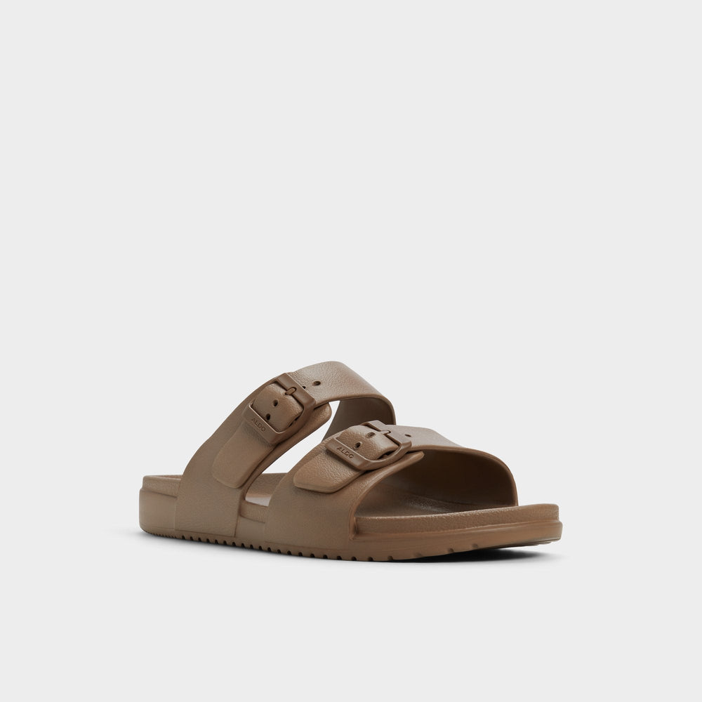 Aldo Hideo Light Brown Men's Slides - Slide sandal Light Brown