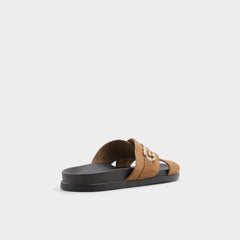 Aldo Delmar Open Brown Men's Slides - Slide sandal Open Brown