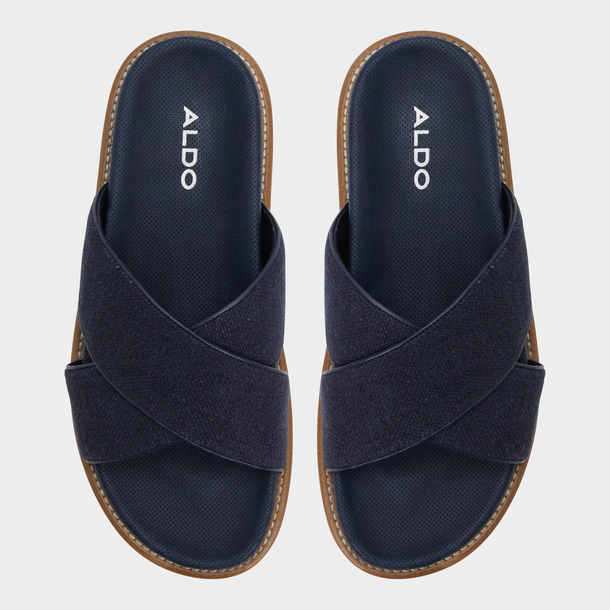 Aldo Marrin Navy Men's Slides - Slide sandal Navy