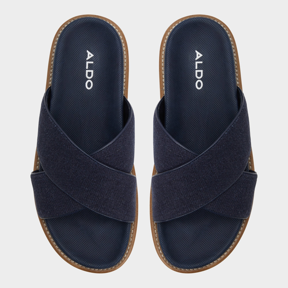 Aldo Marrin Navy Men's Slides - Slide sandal Navy